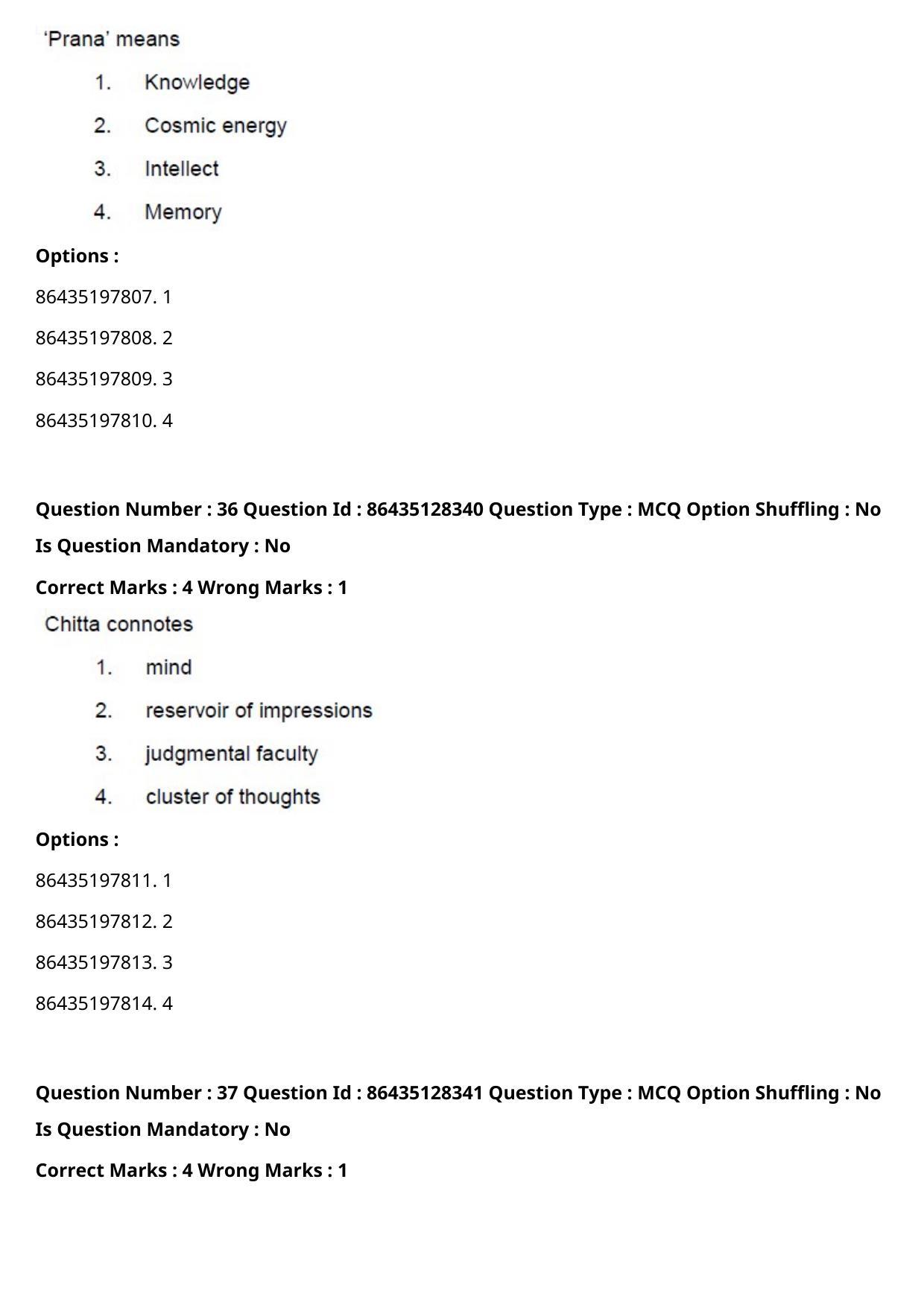CUET PG 2021 PGQP36 Question Paper - Page 20