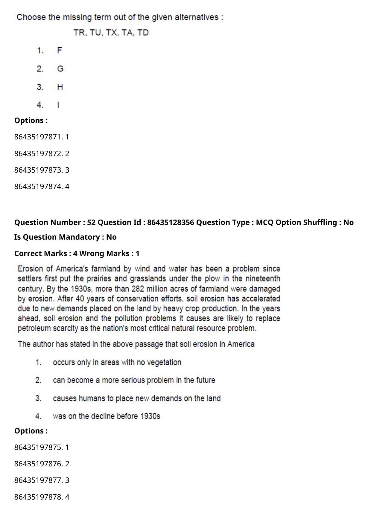 CUET PG 2021 PGQP36 Question Paper - Page 28