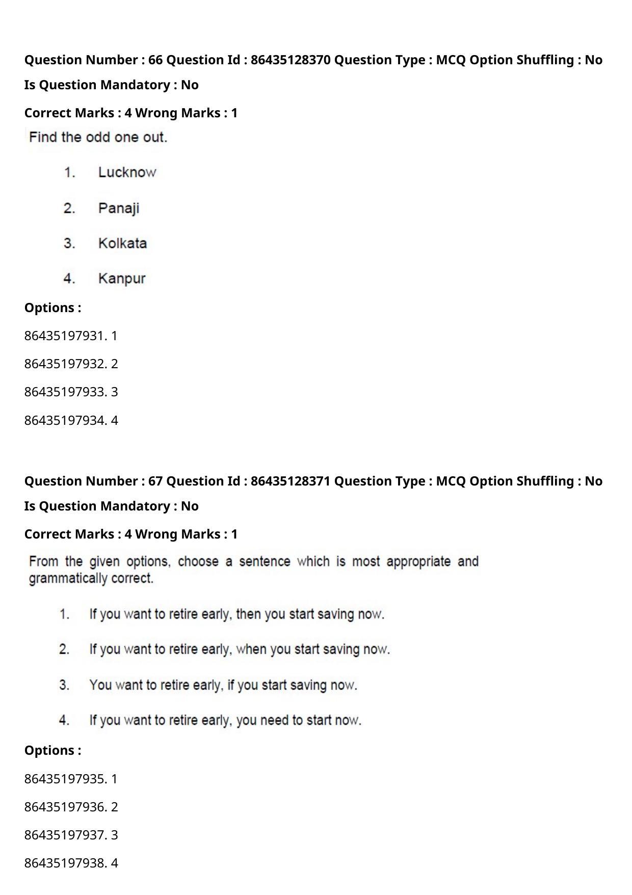 CUET PG 2021 PGQP36 Question Paper - Page 36