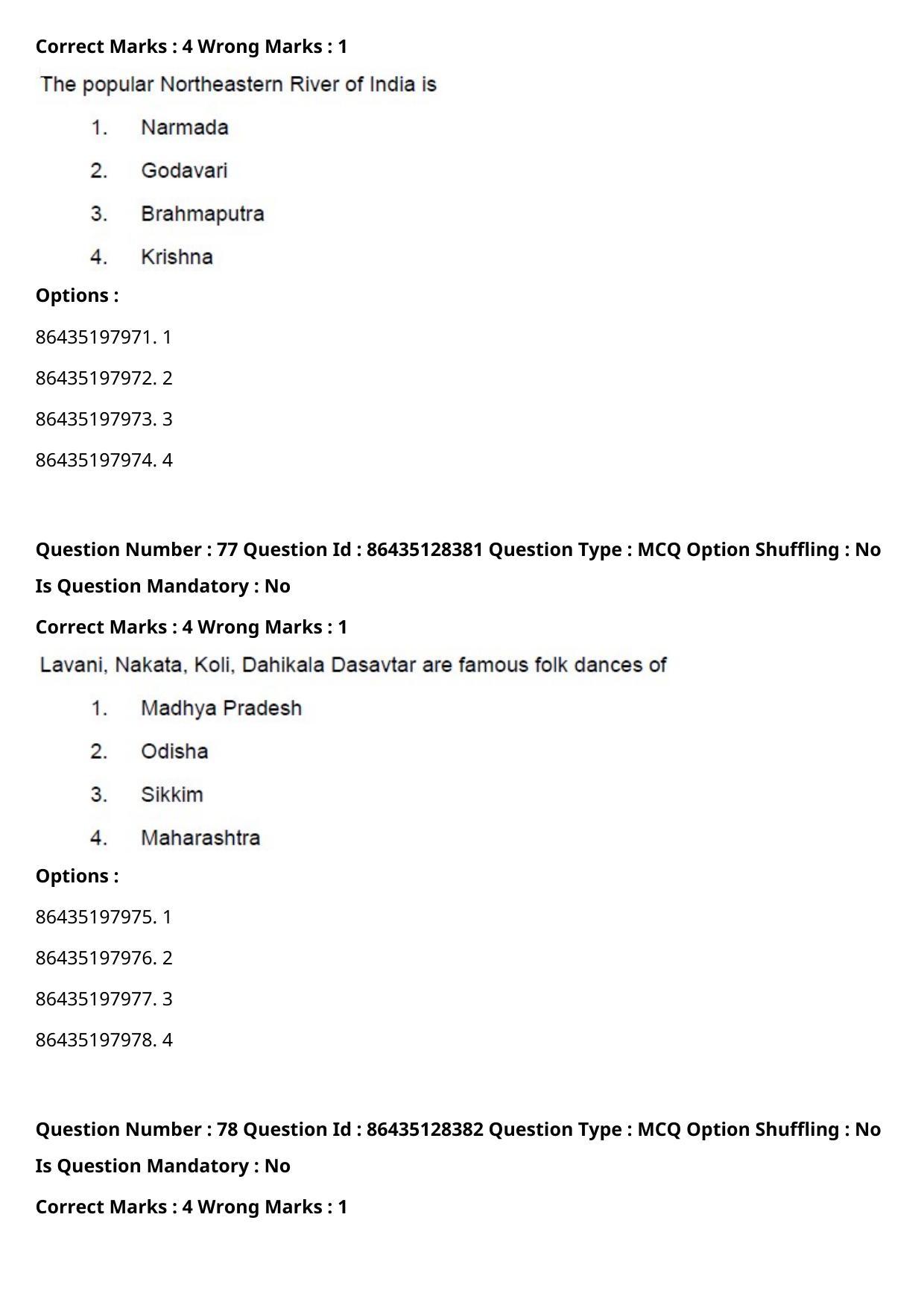 CUET PG 2021 PGQP36 Question Paper - Page 41