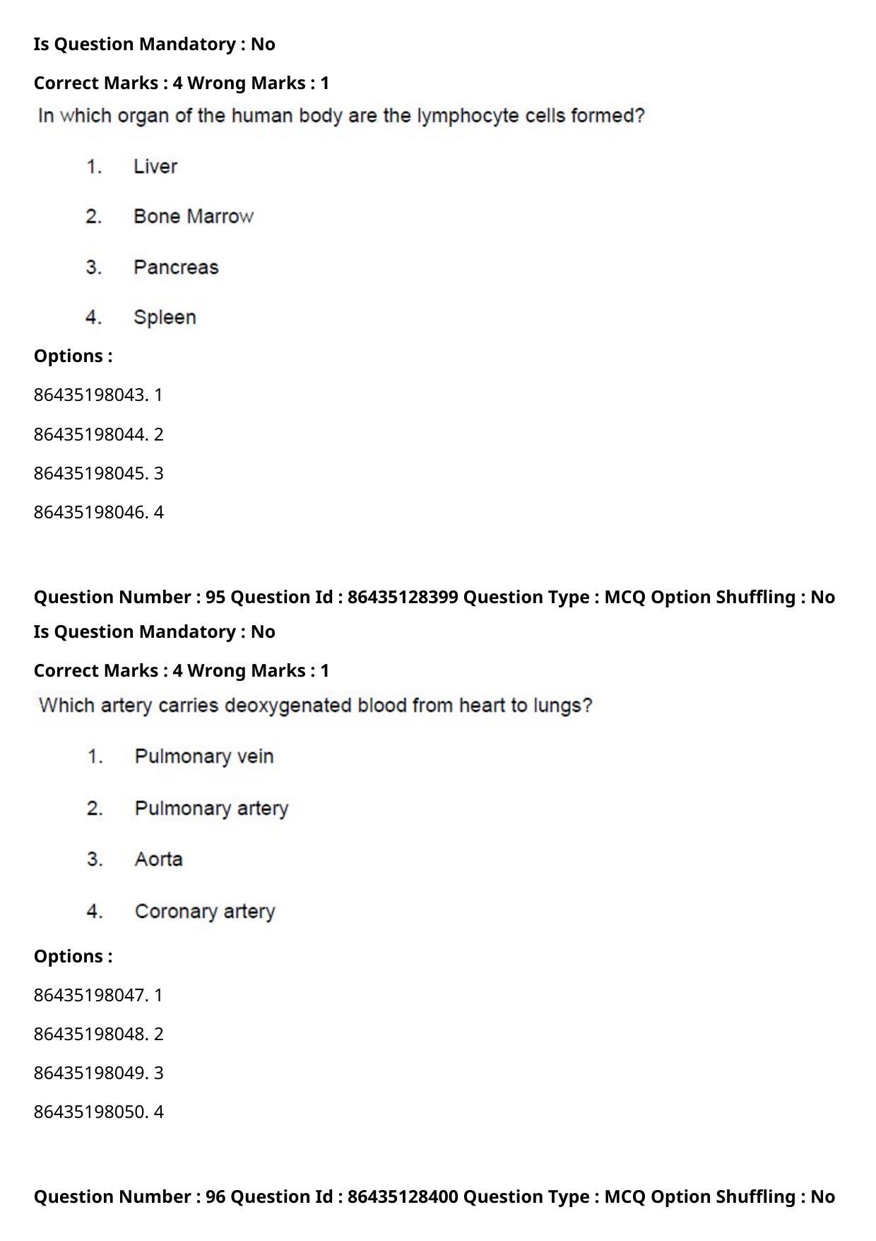 CUET PG 2021 PGQP36 Question Paper - Page 50
