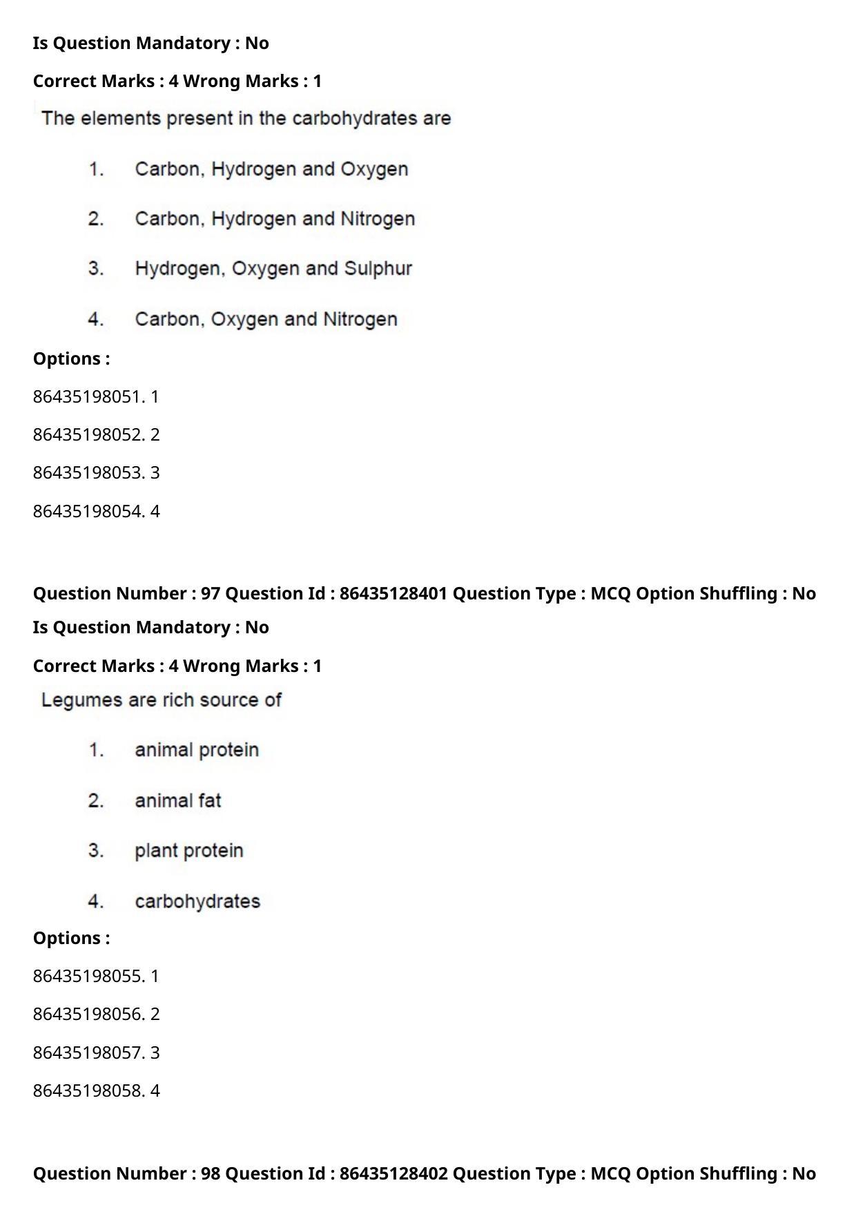 CUET PG 2021 PGQP36 Question Paper - Page 51