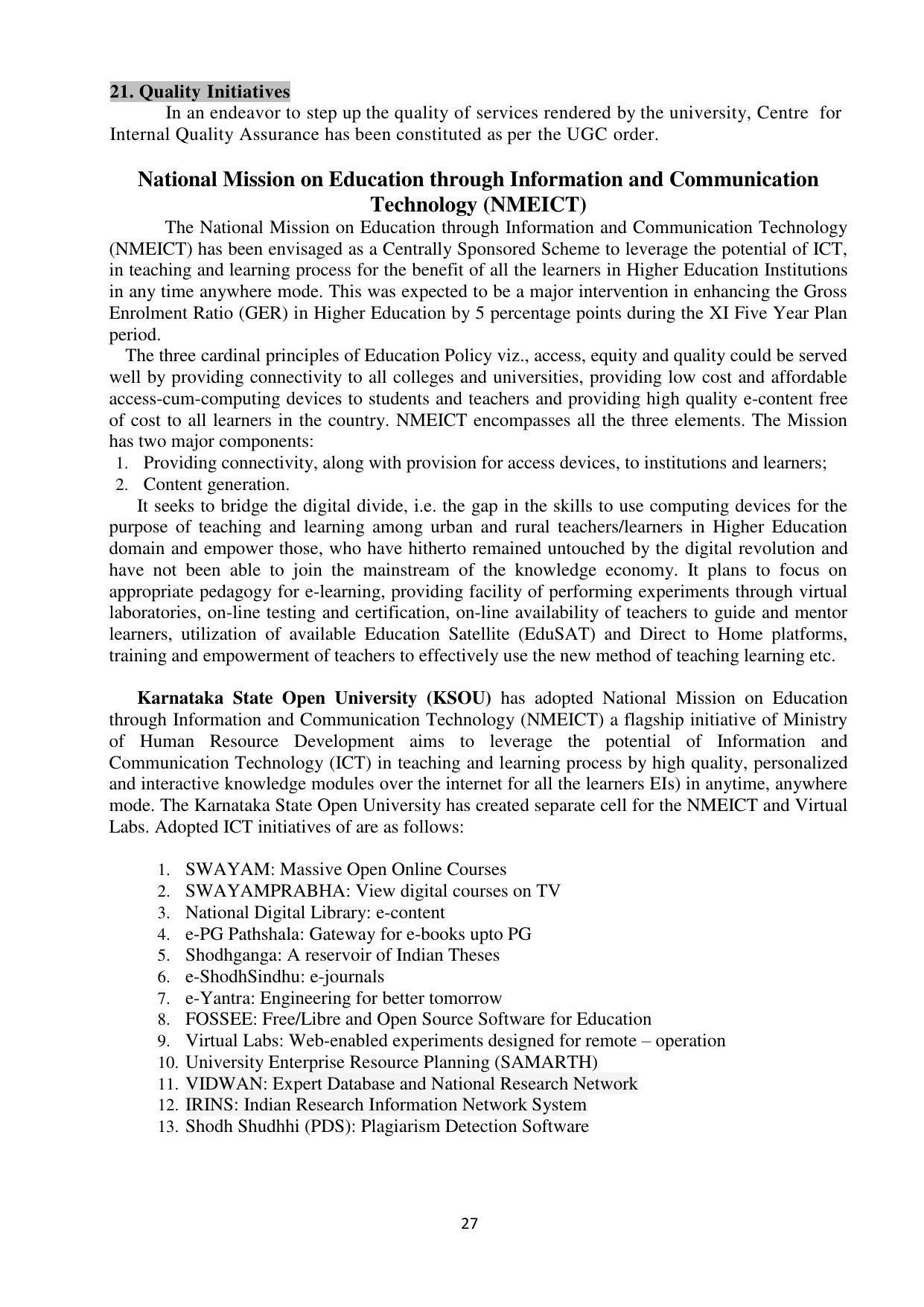 Mysore University, Mysore B.Sc IT Admission 2021-22 - Page 33