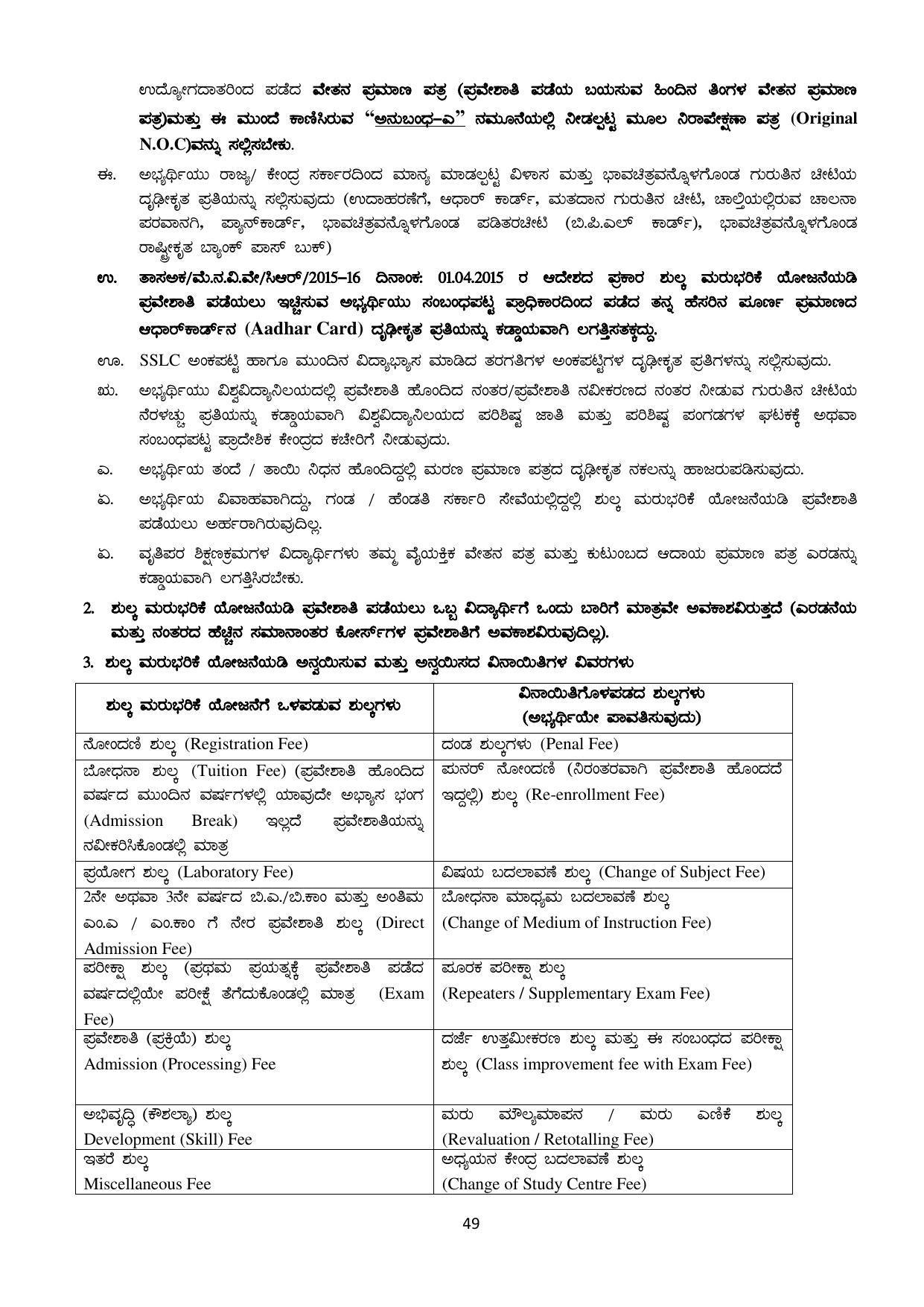 Mysore University, Mysore B.Sc IT Admission 2021-22 - Page 55