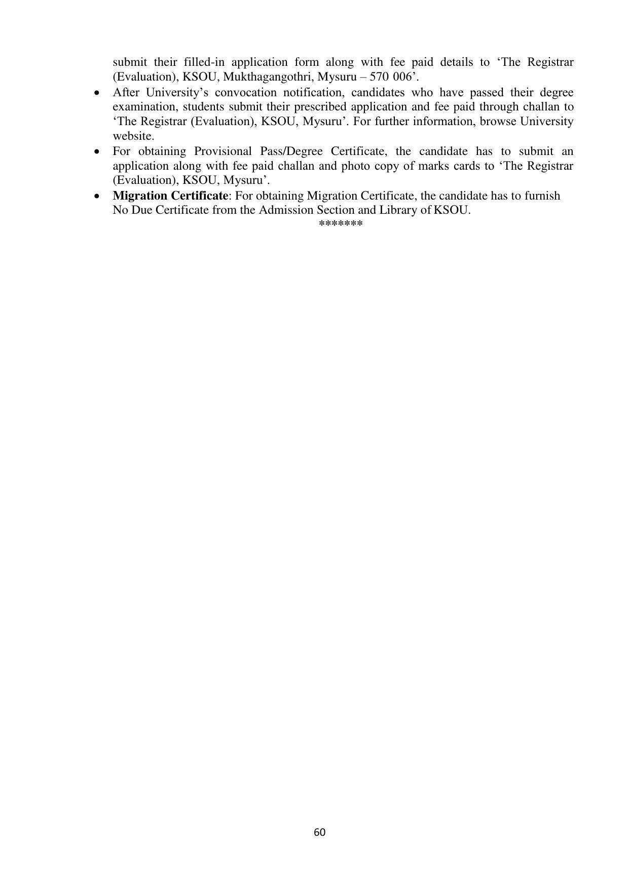 Mysore University, Mysore B.Sc IT Admission 2021-22 - Page 66