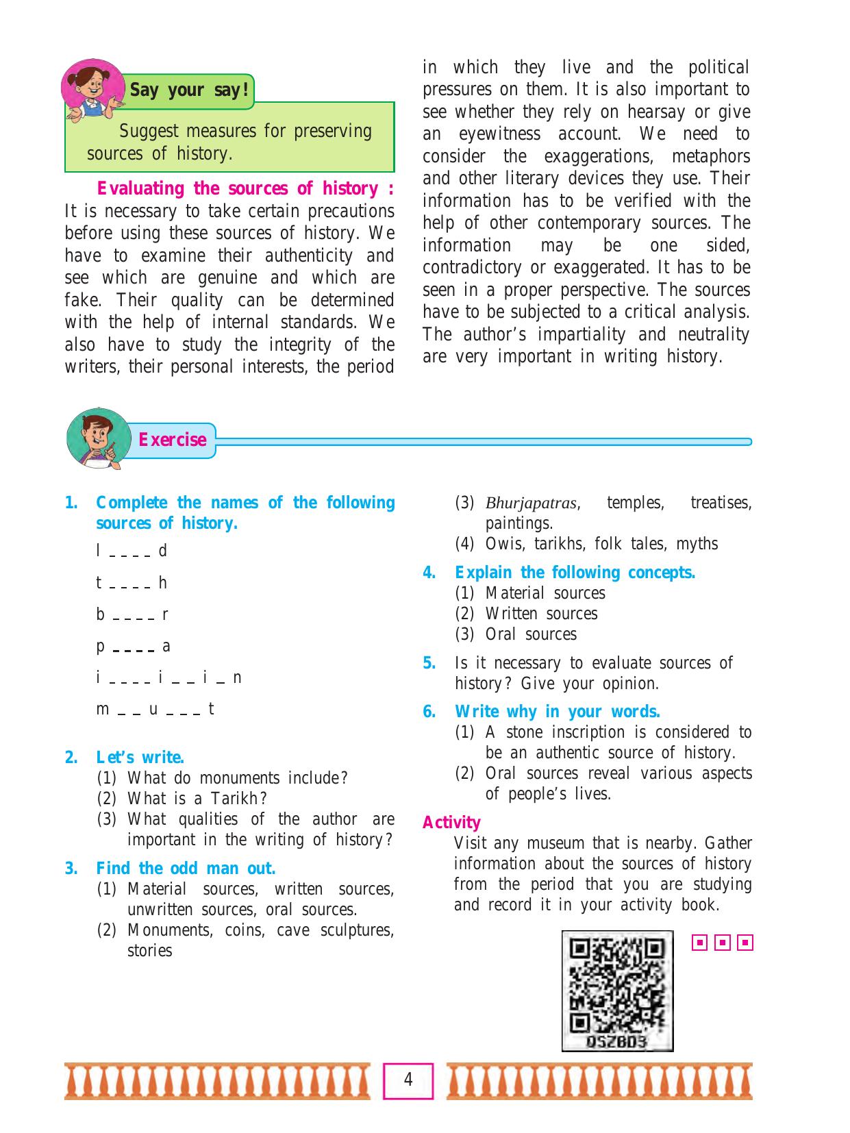 Maharashtra Board Class 7 History & Civics Textbook - Page 14