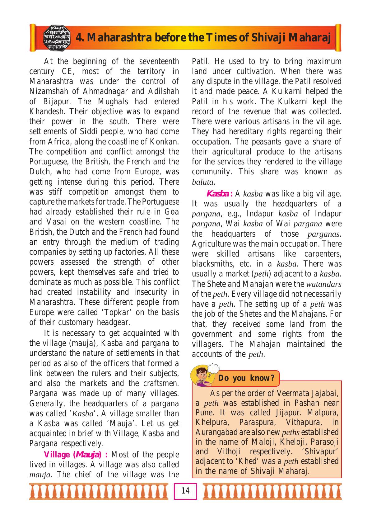 Maharashtra Board Class 7 History & Civics Textbook - Page 24