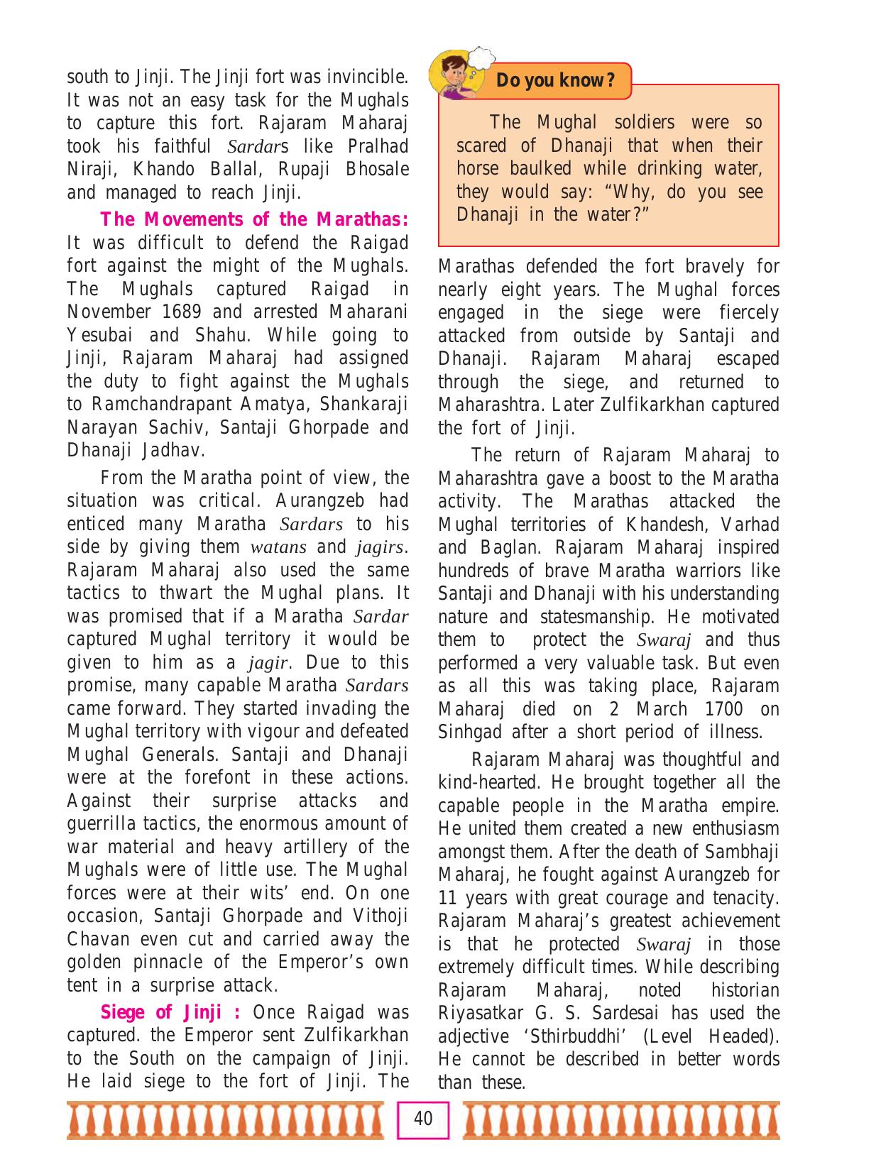 Maharashtra Board Class 7 History & Civics Textbook - Page 50