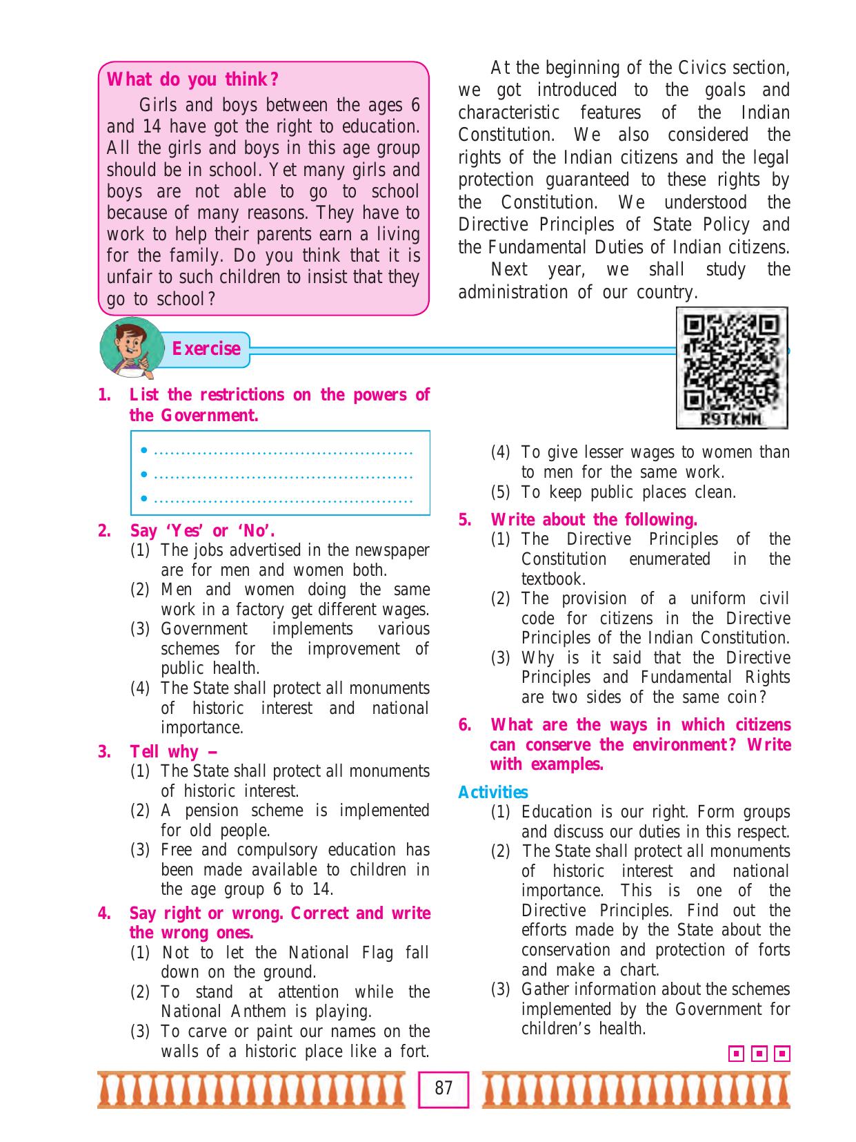 Maharashtra Board Class 7 History & Civics Textbook - Page 97