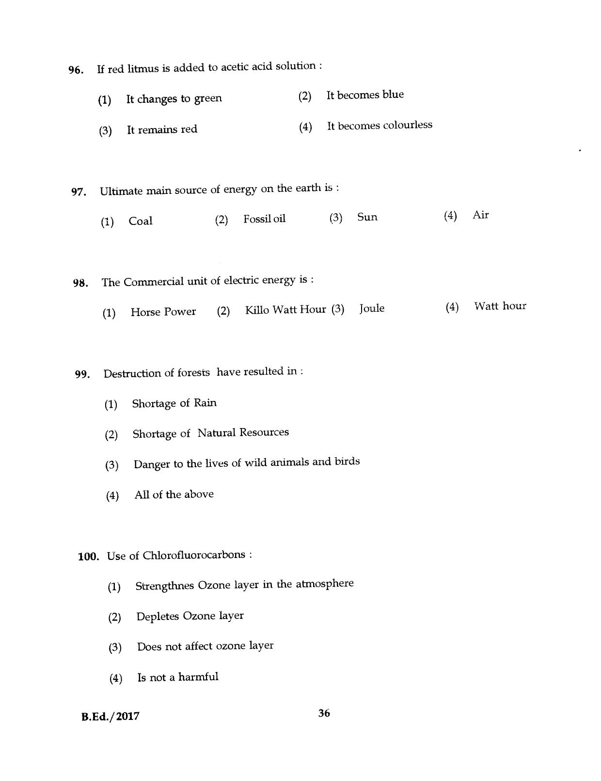 IGNOU B.Ed 2017 Question Paper - Page 36