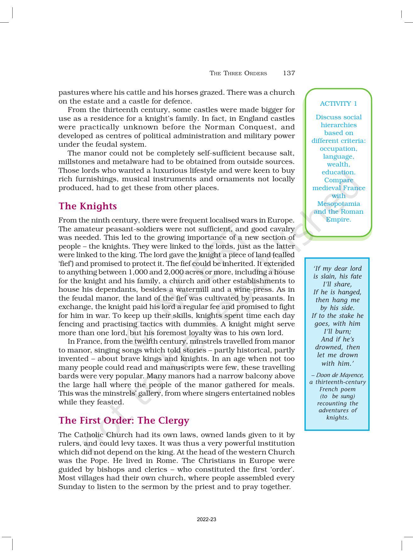 NCERT Book for Class 11 History Chapter 6 The Three Orders - Page 15