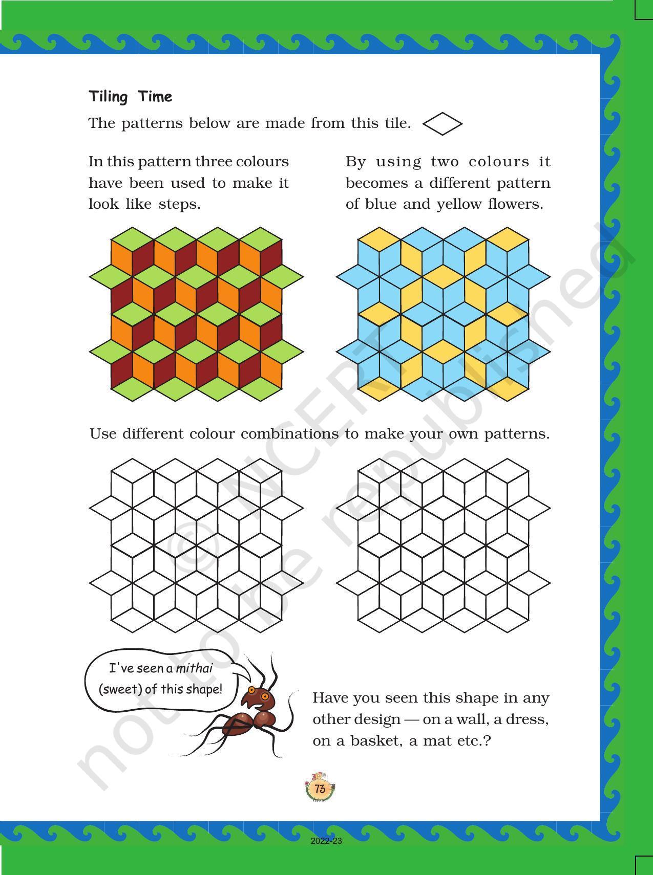 NCERT Book for Class 3 Maths Chapter 5-Shapes and Designs - Page 14