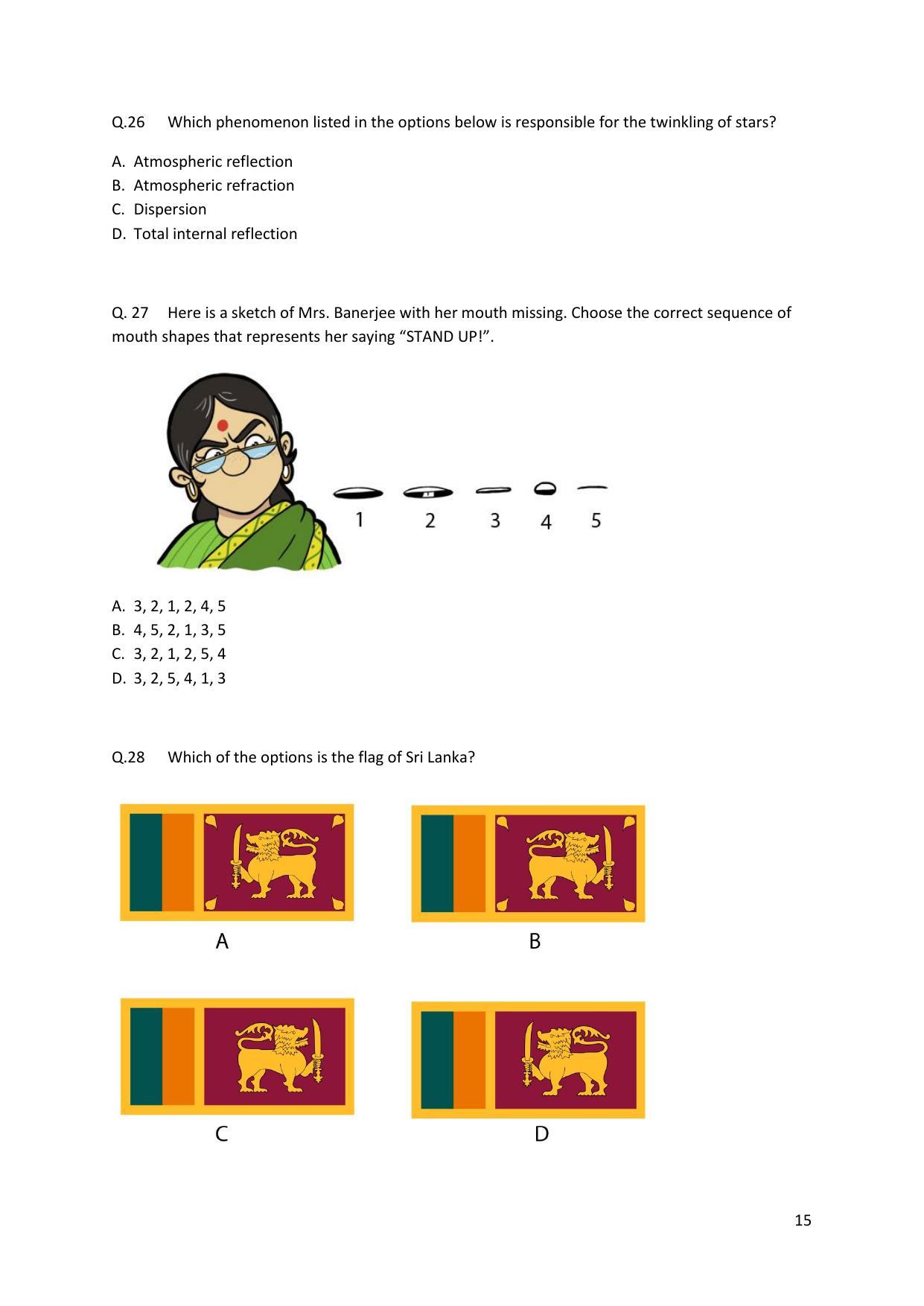 CEED 2018 Question Paper - Page 16