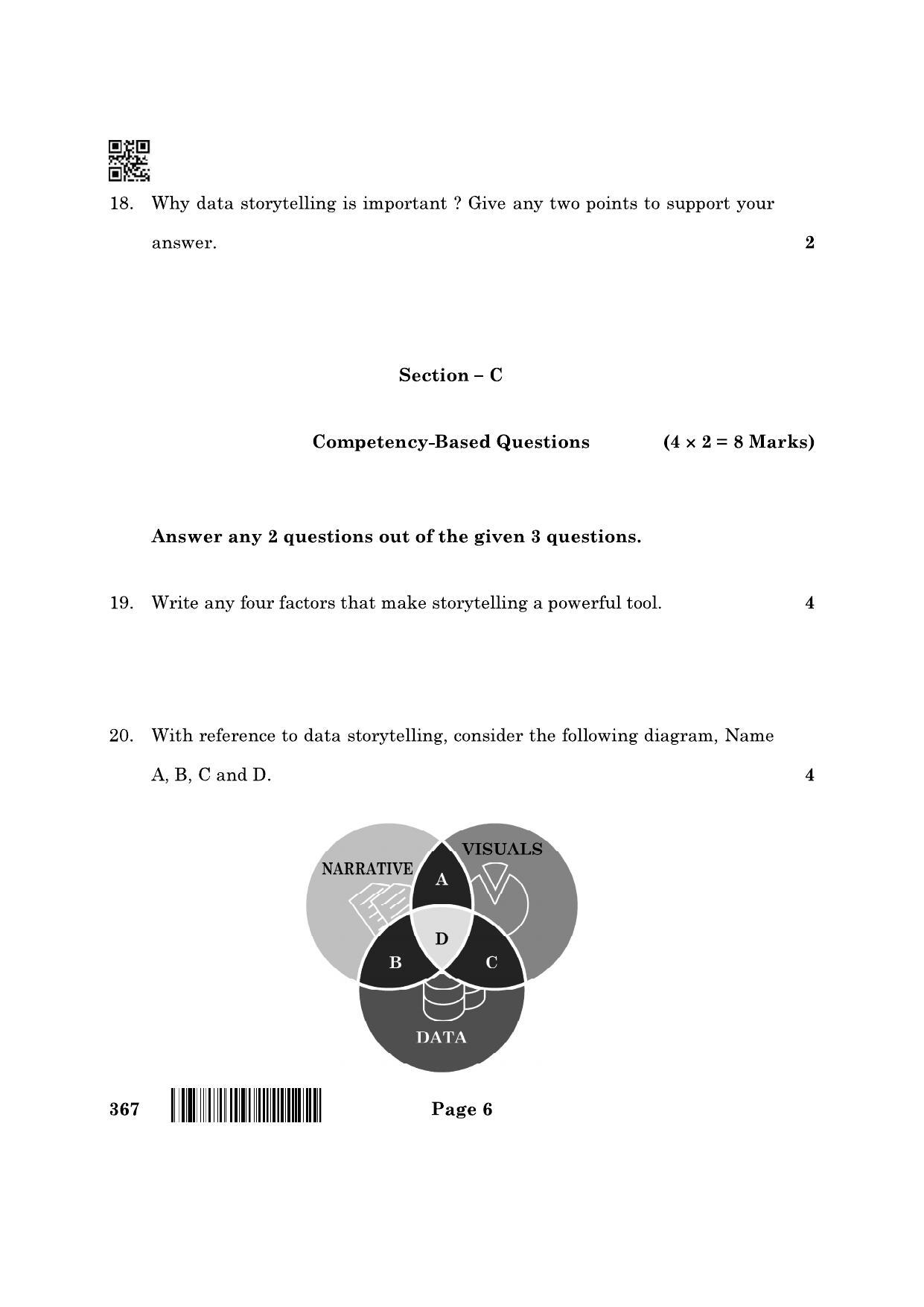 CBSE Class 12 367_Artificial Intelligence 2022 Question Paper