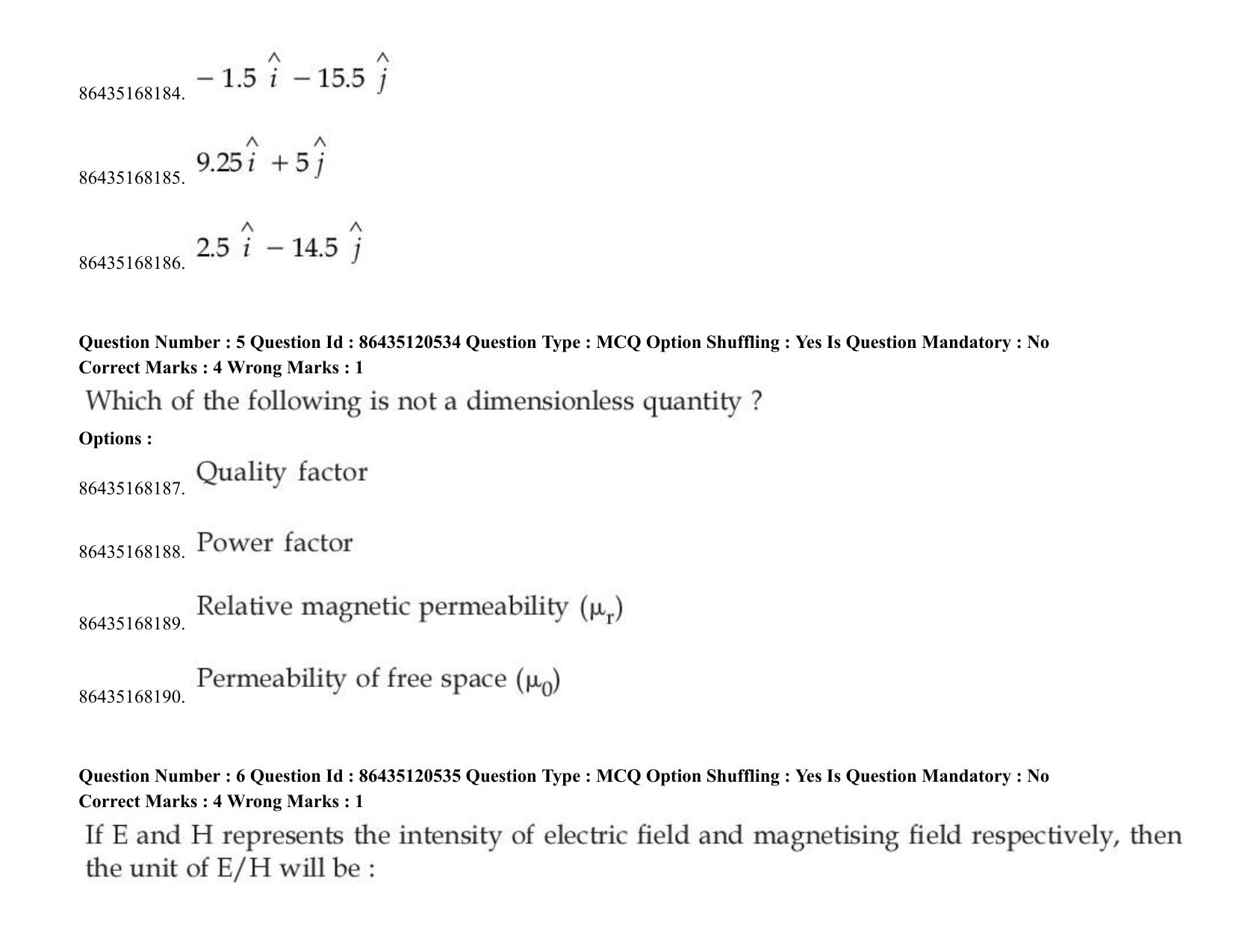 JEE Mains 2021: BTech (Shift 1) 27-08-2021 Question Paper - Page 5