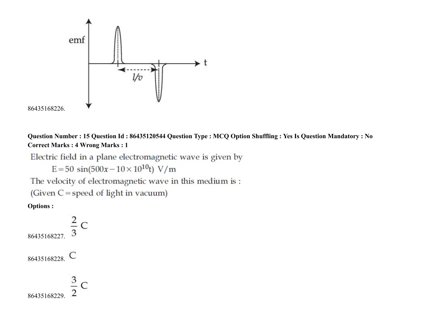 JEE Mains 2021: BTech (Shift 1) 27-08-2021 Question Paper - Page 14