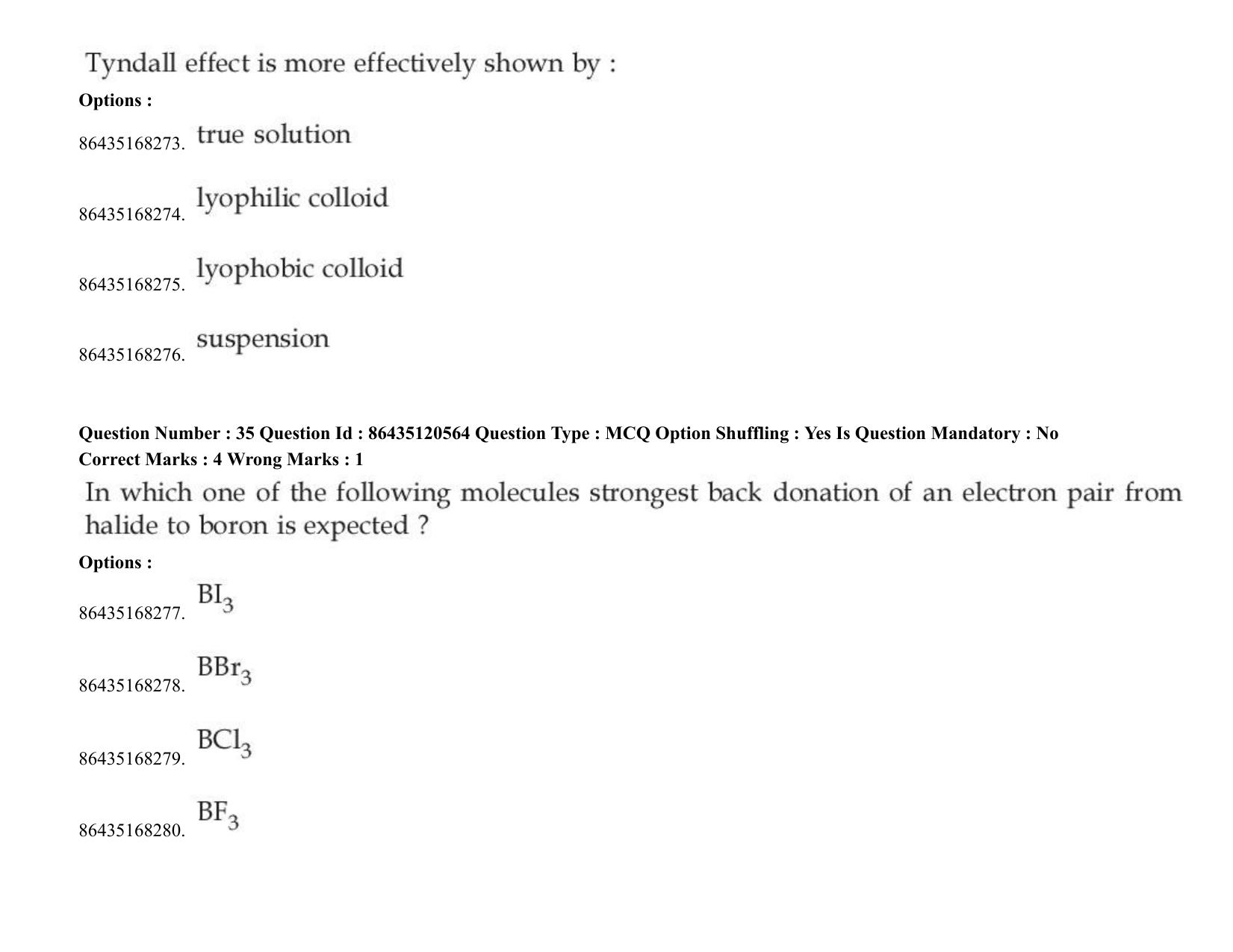 JEE Mains 2021: BTech (Shift 1) 27-08-2021 Question Paper - Page 28