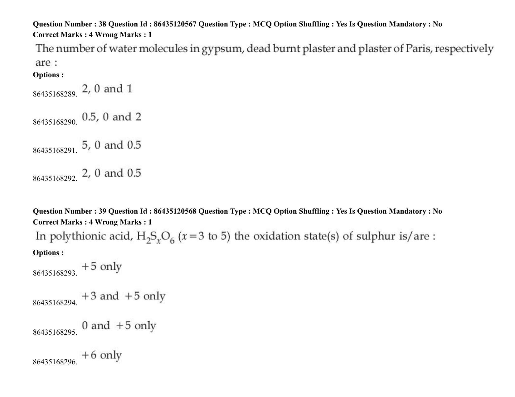 JEE Mains 2021: BTech (Shift 1) 27-08-2021 Question Paper - Page 30