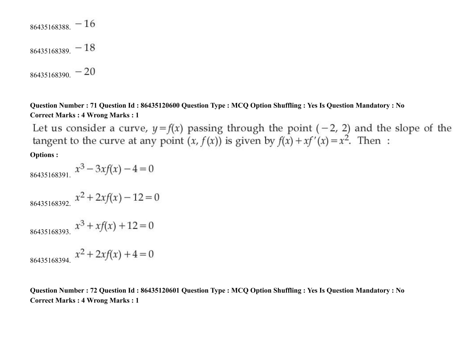 JEE Mains 2021: BTech (Shift 1) 27-08-2021 Question Paper - Page 53