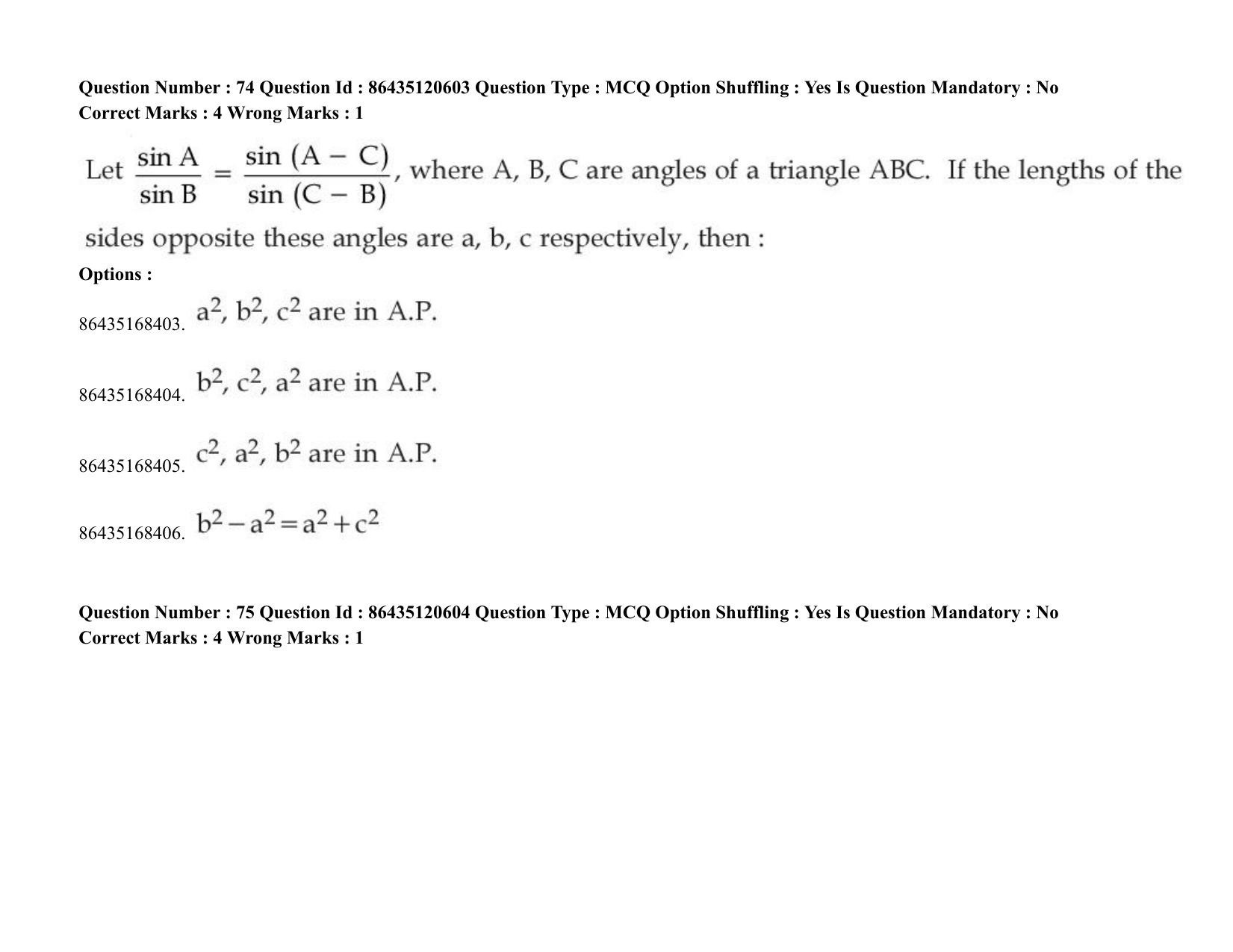 JEE Mains 2021: BTech (Shift 1) 27-08-2021 Question Paper - Page 55