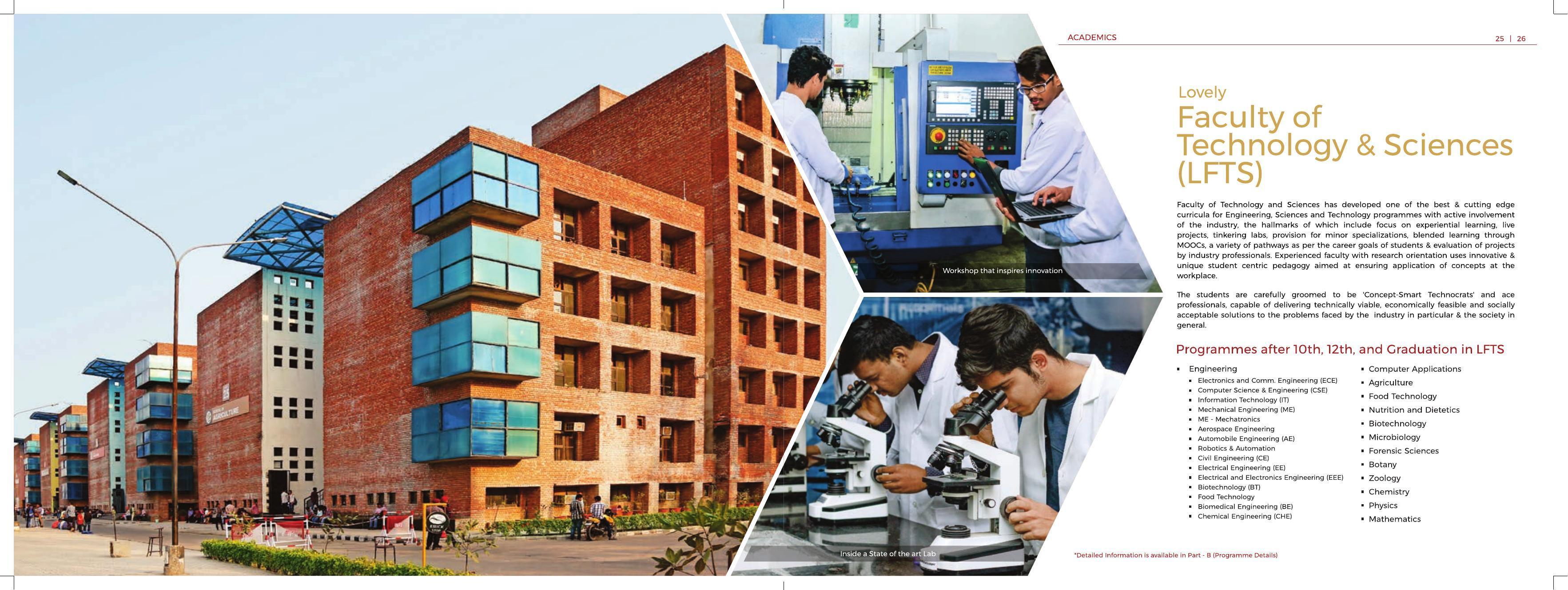 Lovely Professional University, Jalandhar Information Brochure - Page 19