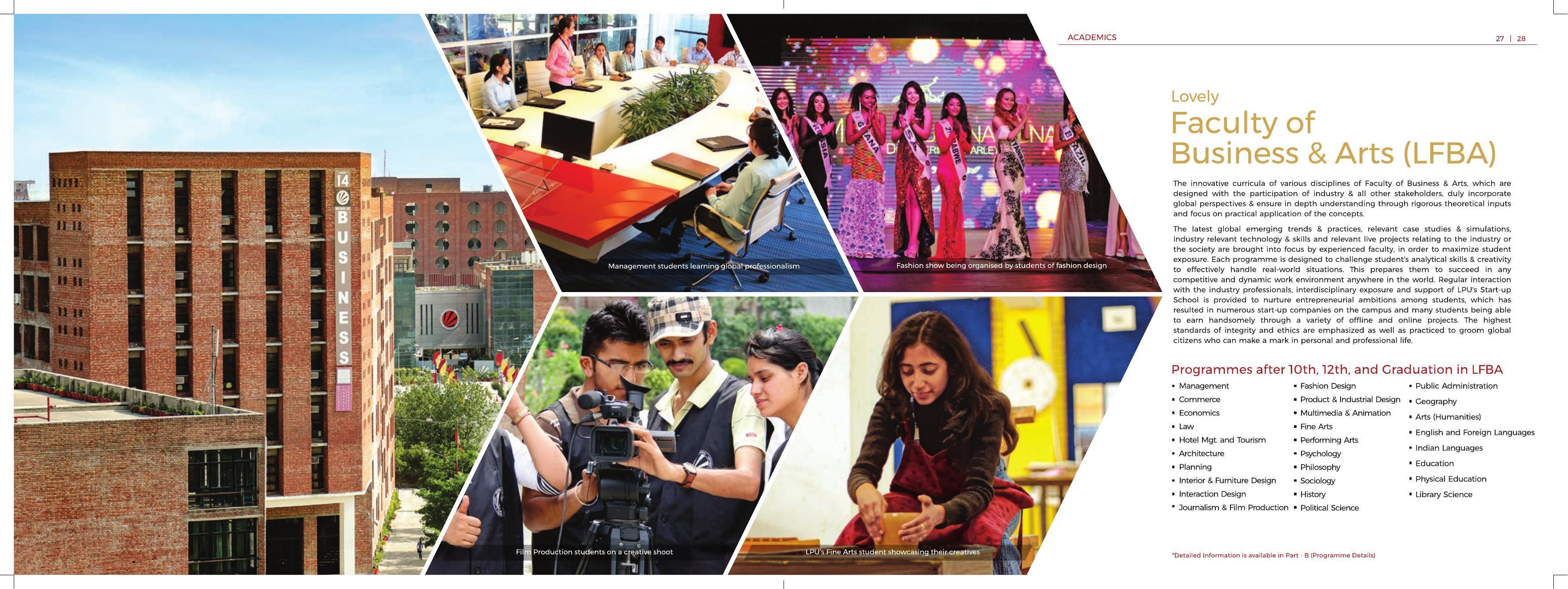 Lovely Professional University, Jalandhar Information Brochure - Page 20