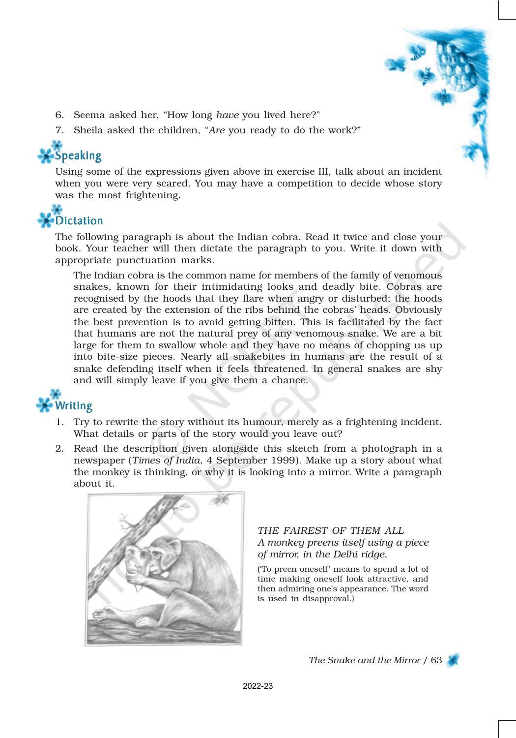 NCERT Book for Class 9 English Chapter 5 The Snake and the Mirror - Page 8
