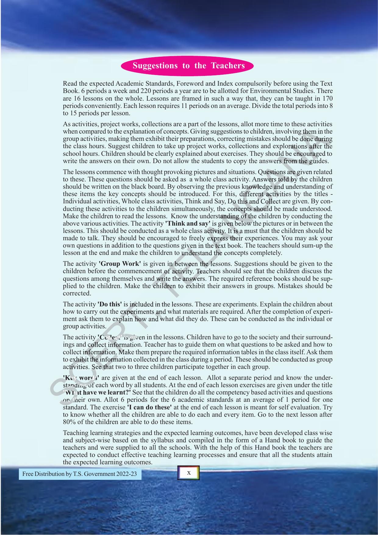 TS SCERT Class 5 Environmental Science part 2 (Telugu Medium) Text Book - Page 12