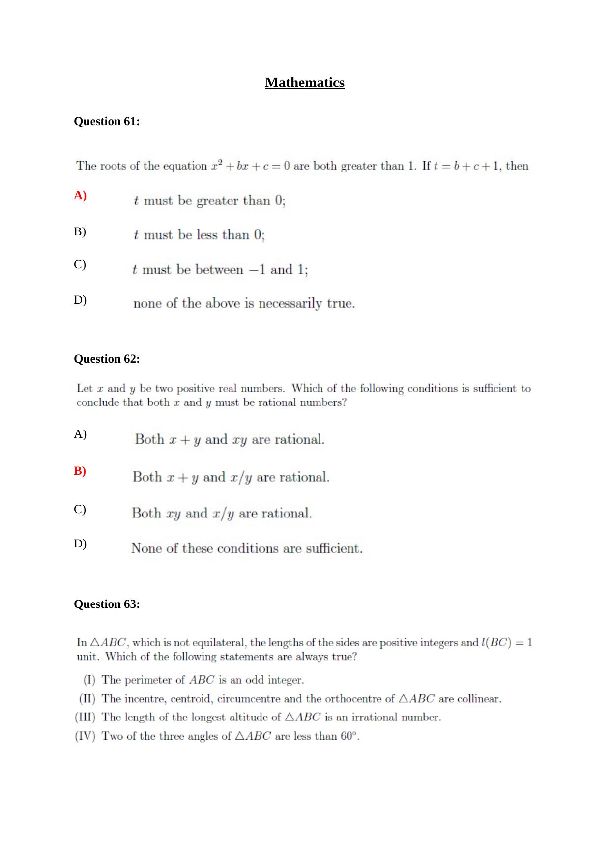 TIFR GS 2024 Science Education Question Paper - Page 32