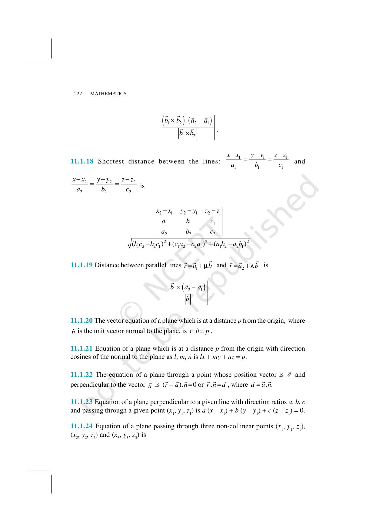 NCERT Exemplar Class 12: Mathematics Unit 11 (Three-Dimensional Geometry) - Page 3
