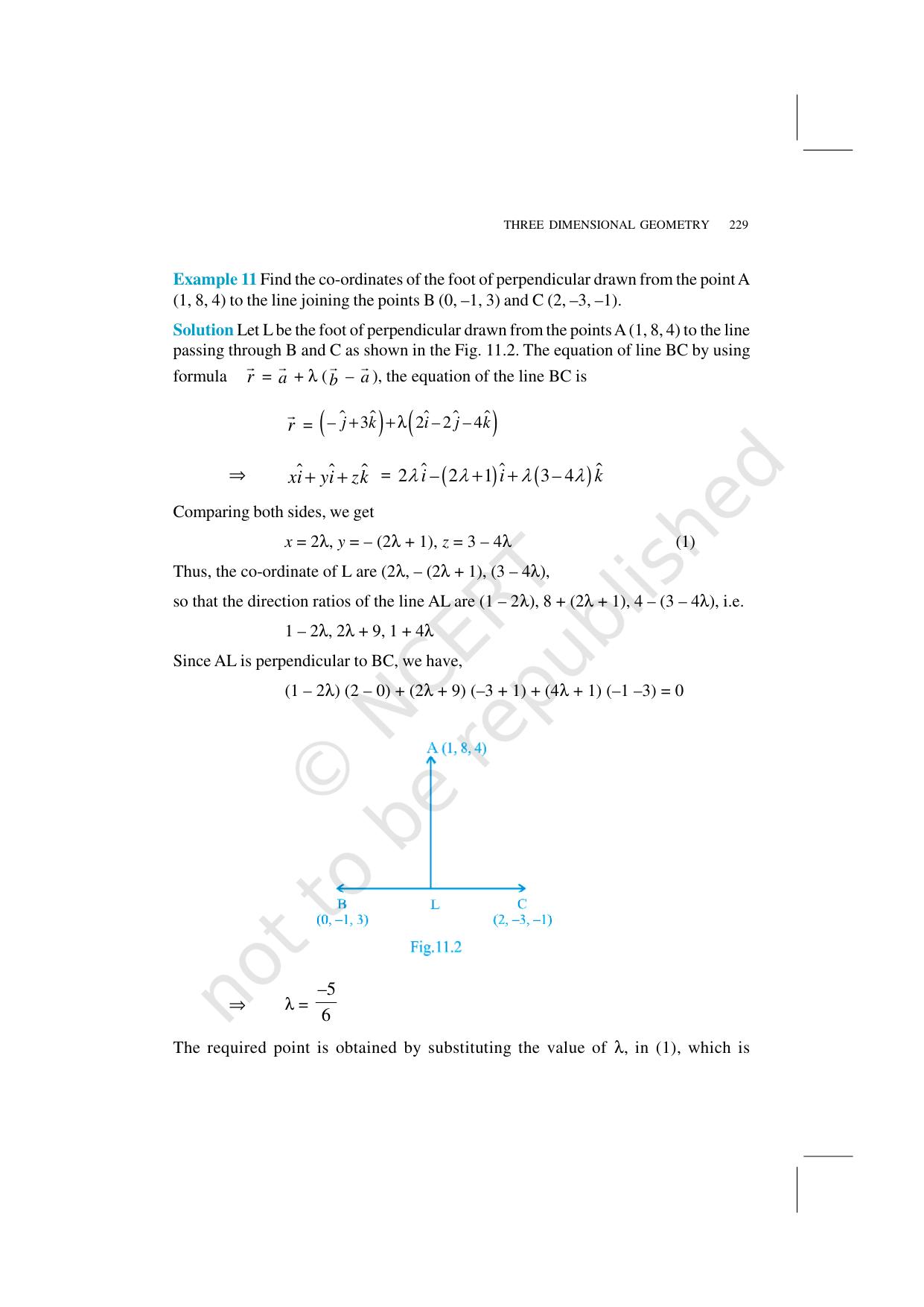 NCERT Exemplar Class 12: Mathematics Unit 11 (Three-Dimensional Geometry) - Page 10