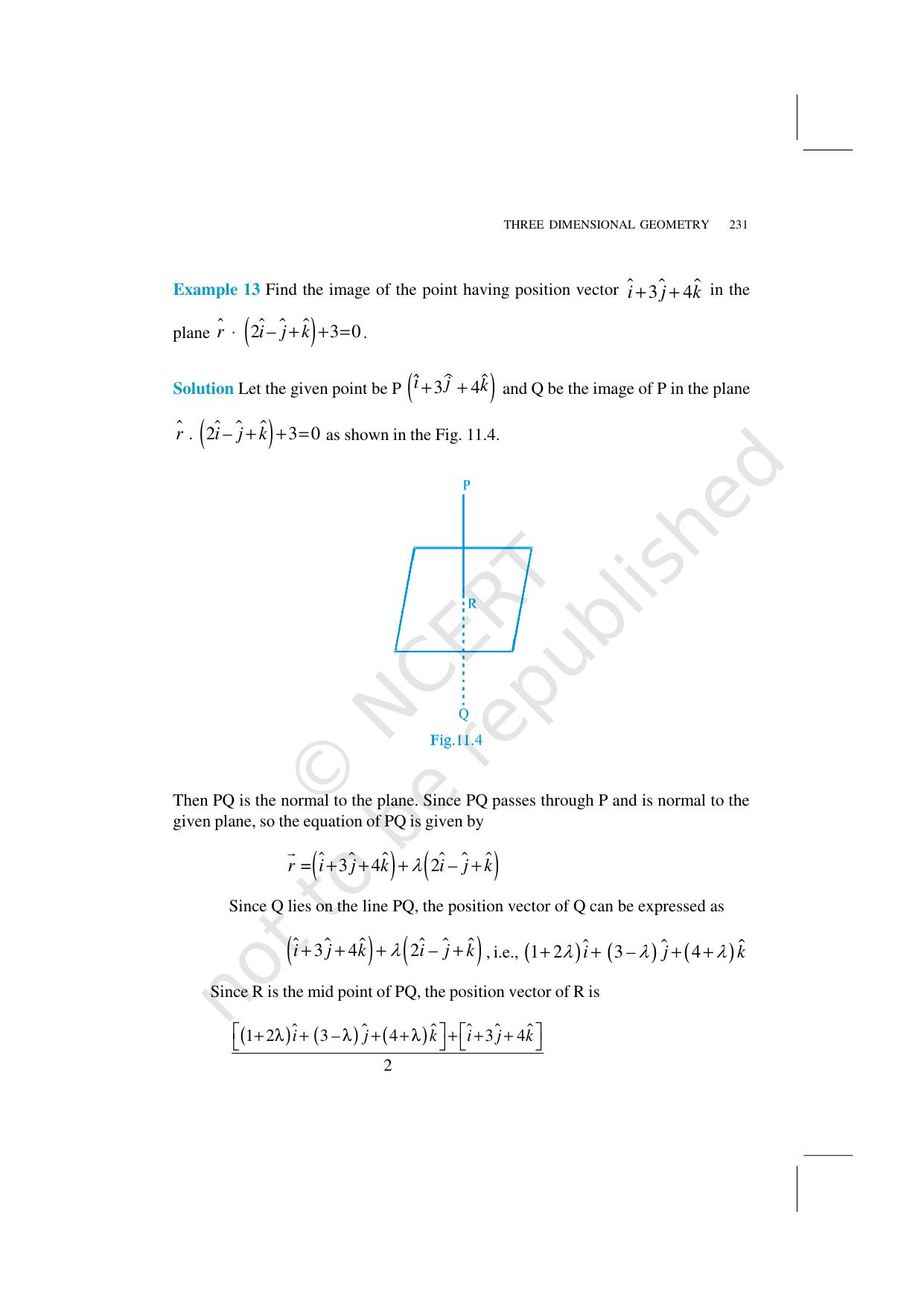 NCERT Exemplar Class 12: Mathematics Unit 11 (Three-Dimensional Geometry) - Page 12