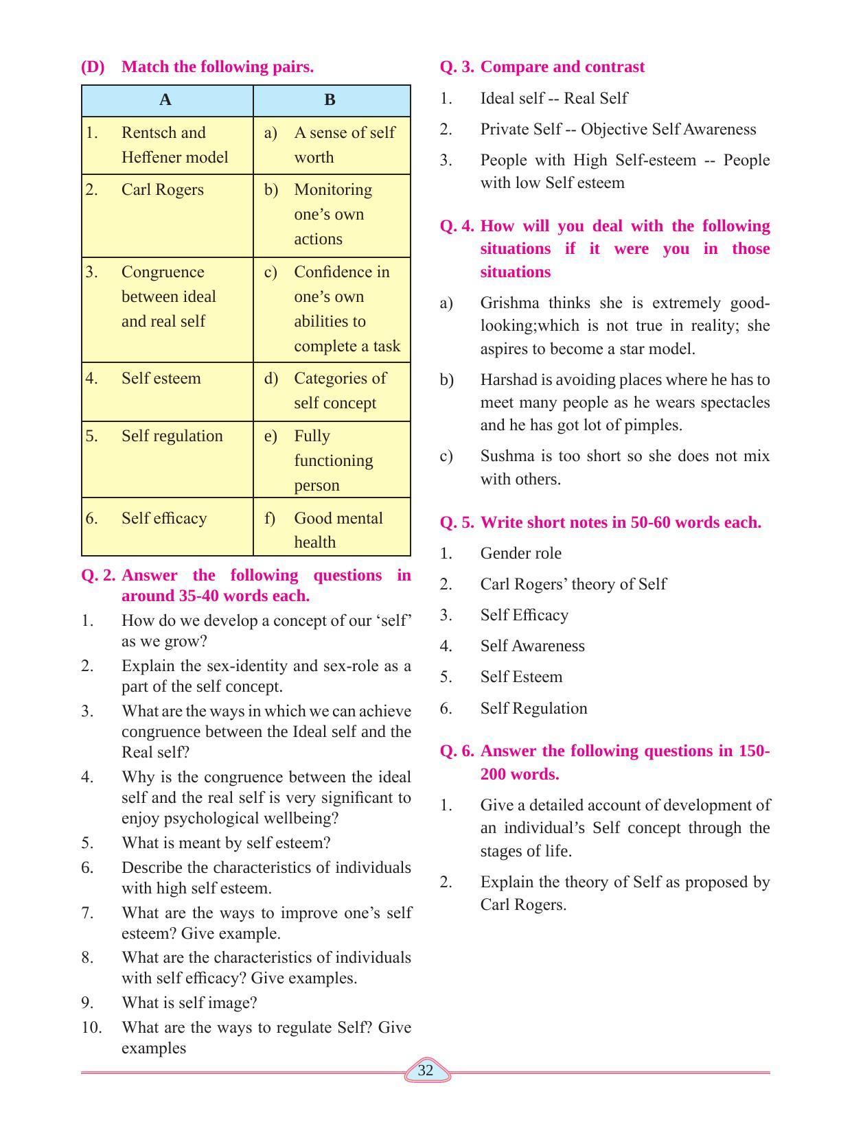 Maharashtra Board Class 11 Psychology Textbook - Page 42