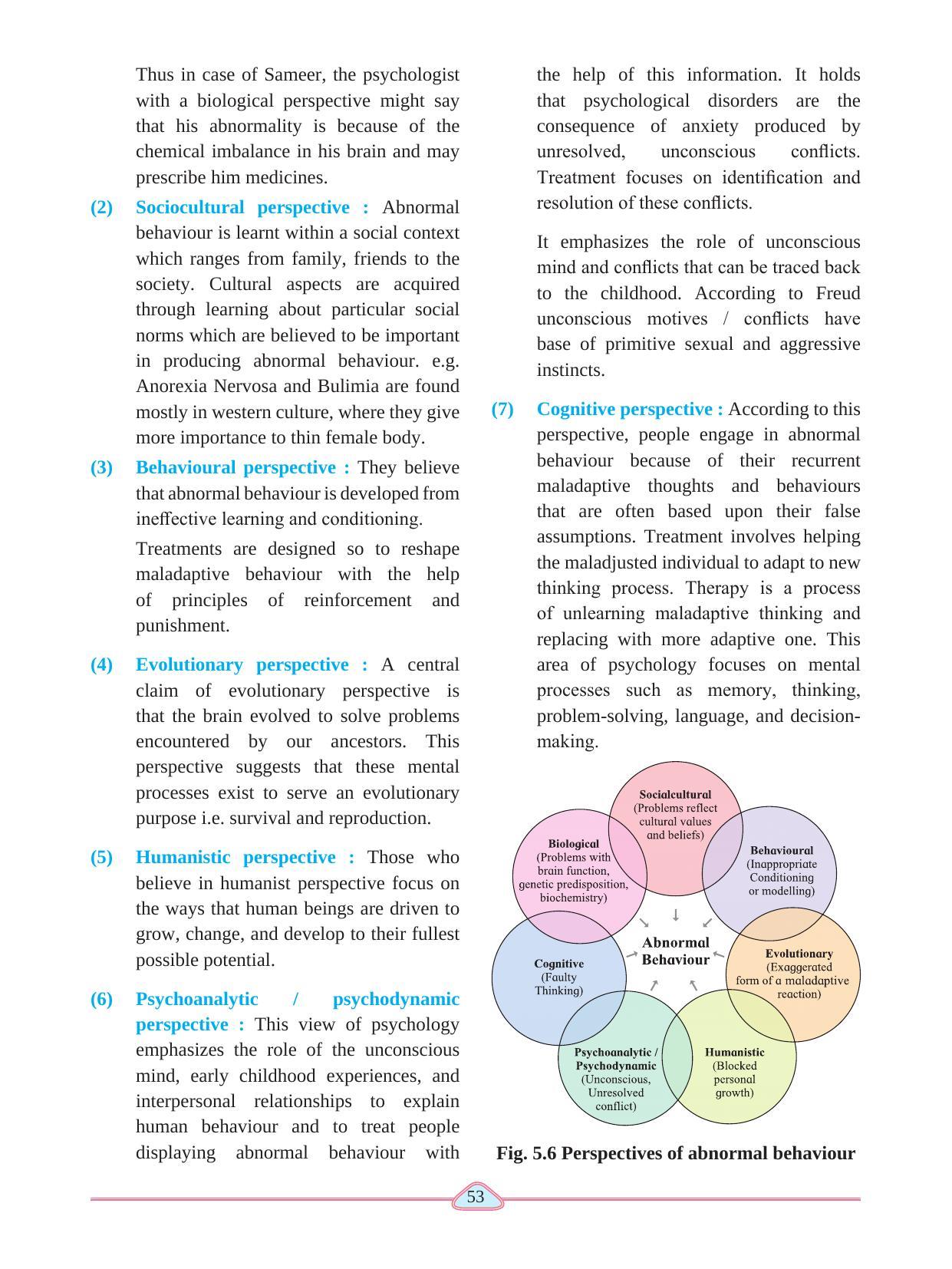 Maharashtra Board Class 11 Psychology Textbook - Page 63
