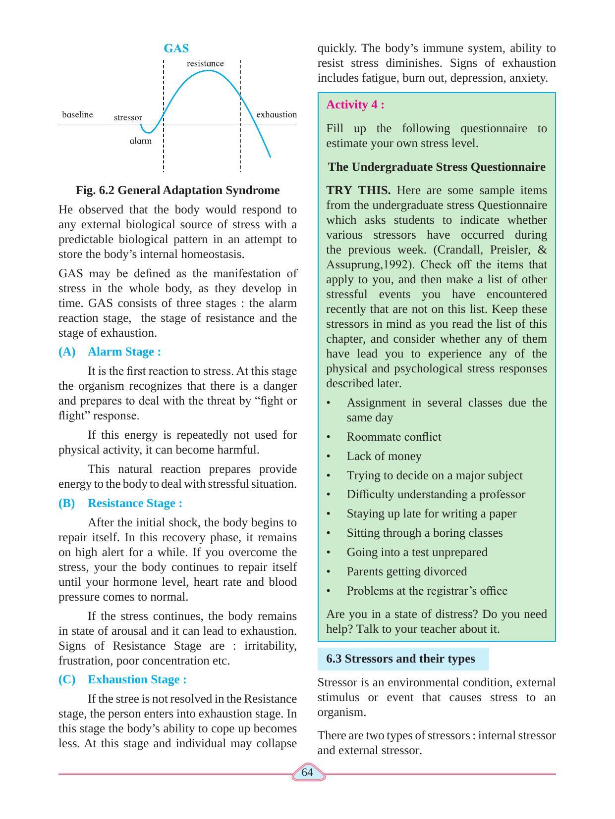 Maharashtra Board Class 11 Psychology Textbook - Page 74