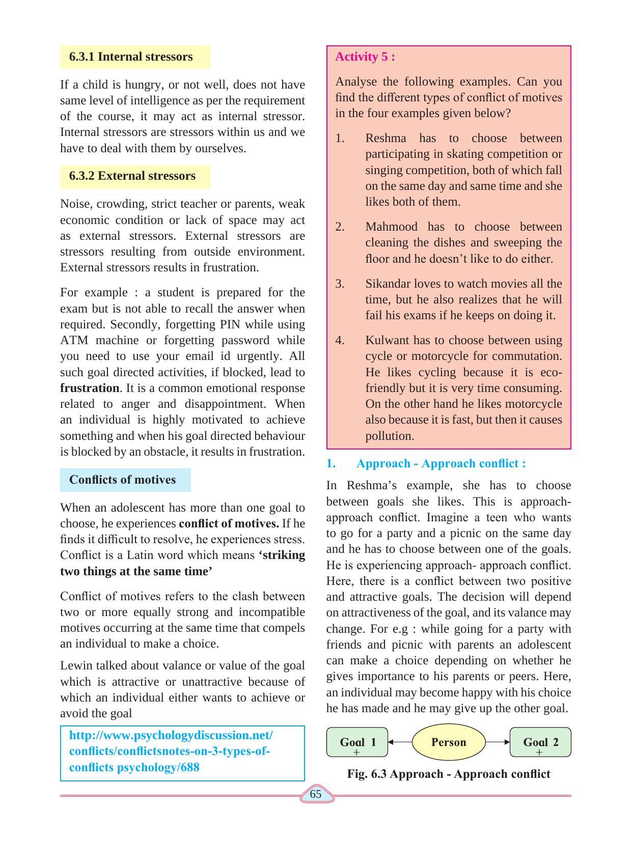 Maharashtra Board Class 11 Psychology Textbook - Page 75