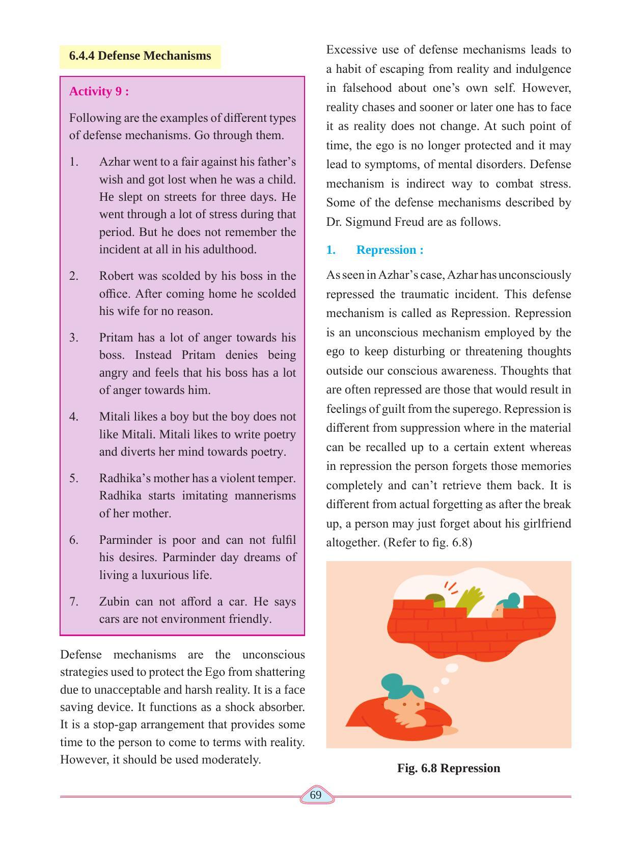 Maharashtra Board Class 11 Psychology Textbook - Page 79