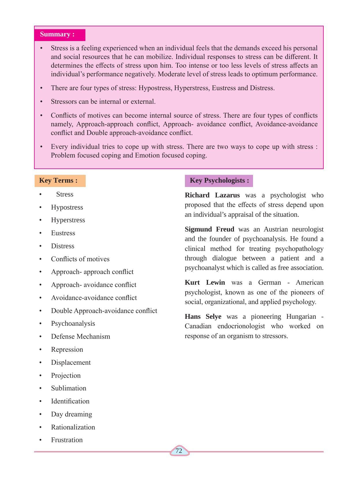 Maharashtra Board Class 11 Psychology Textbook - Page 82