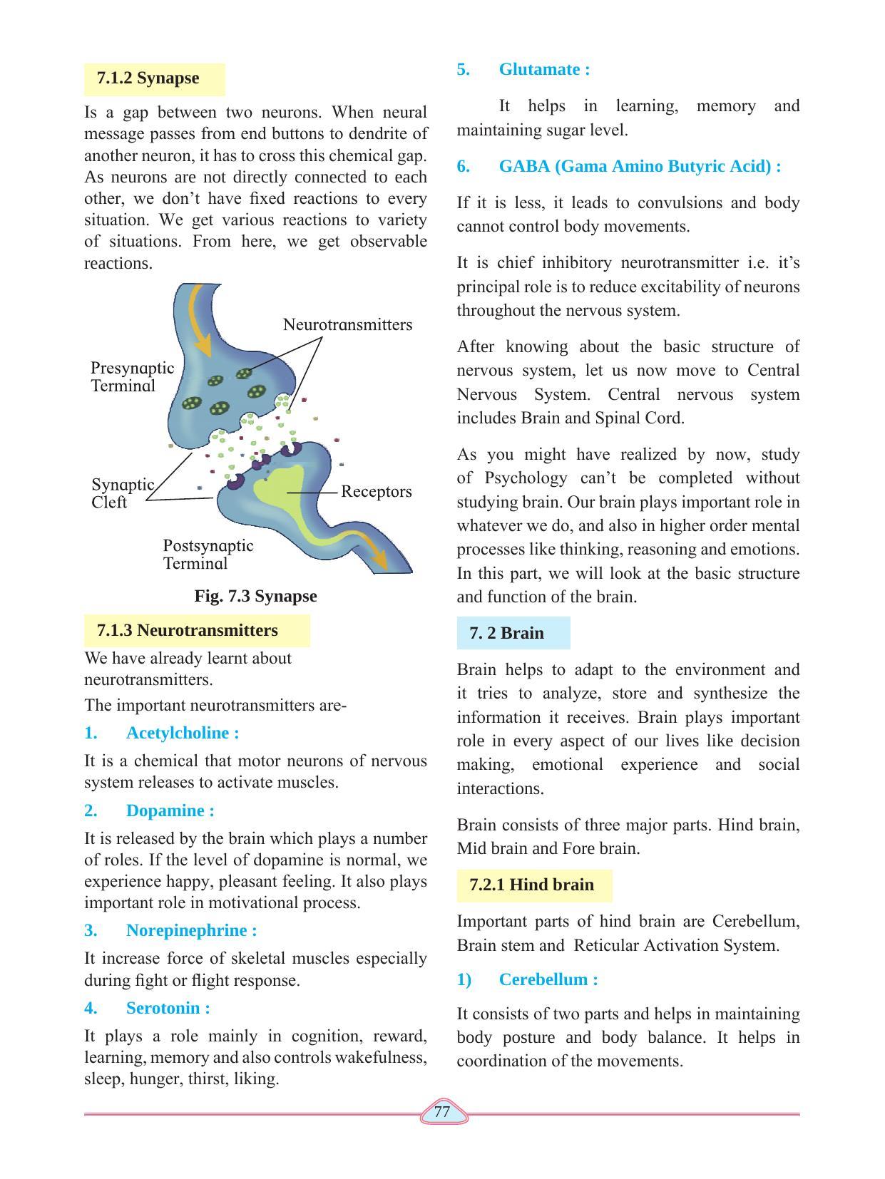Maharashtra Board Class 11 Psychology Textbook - Page 87