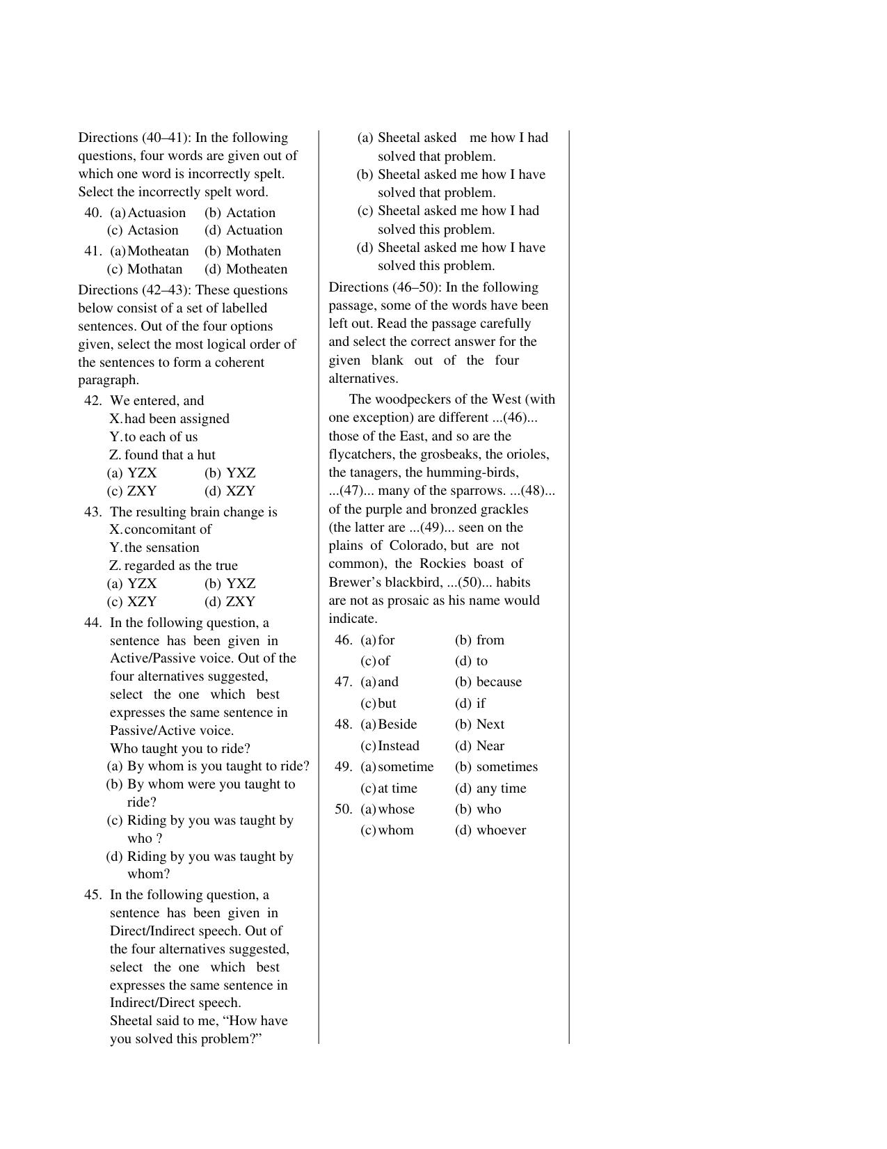 CUET English Sample Paper 6 - Page 3