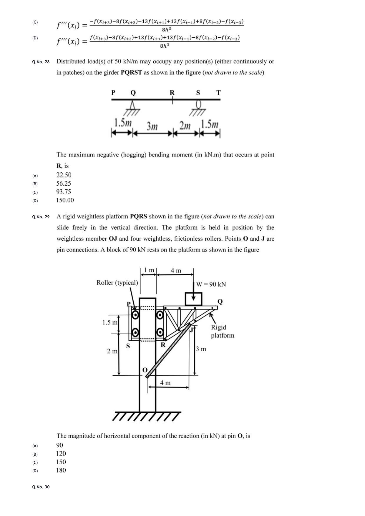 GATE 2020 Civil Engineering (CE) Question Paper - Page 9