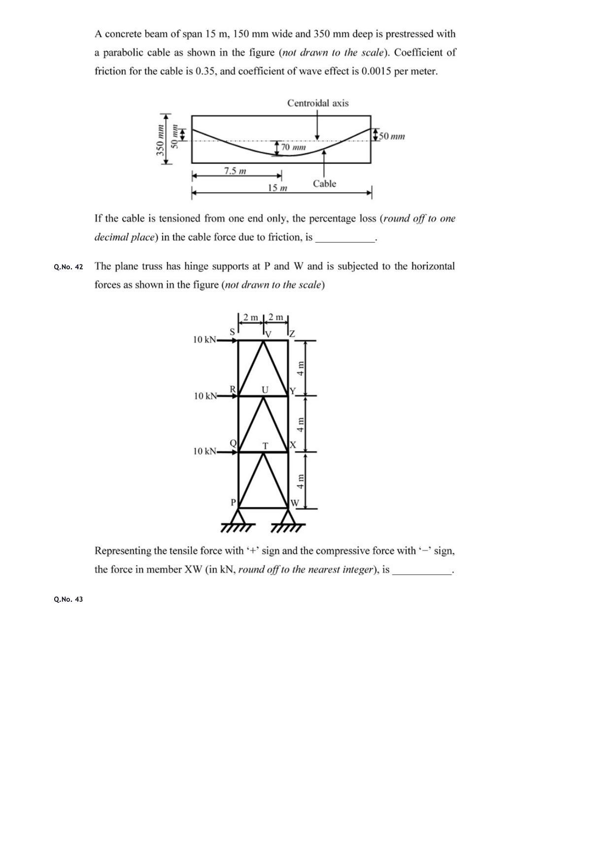 GATE 2020 Civil Engineering (CE) Question Paper - Page 35