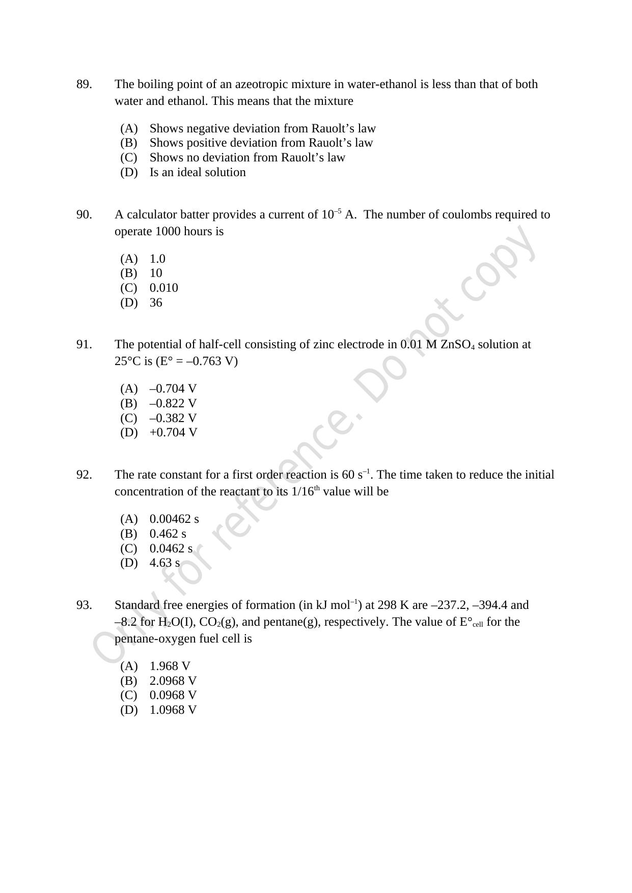CUSAT CAT 2021 B.Tech Shift II Question Paper - Page 18