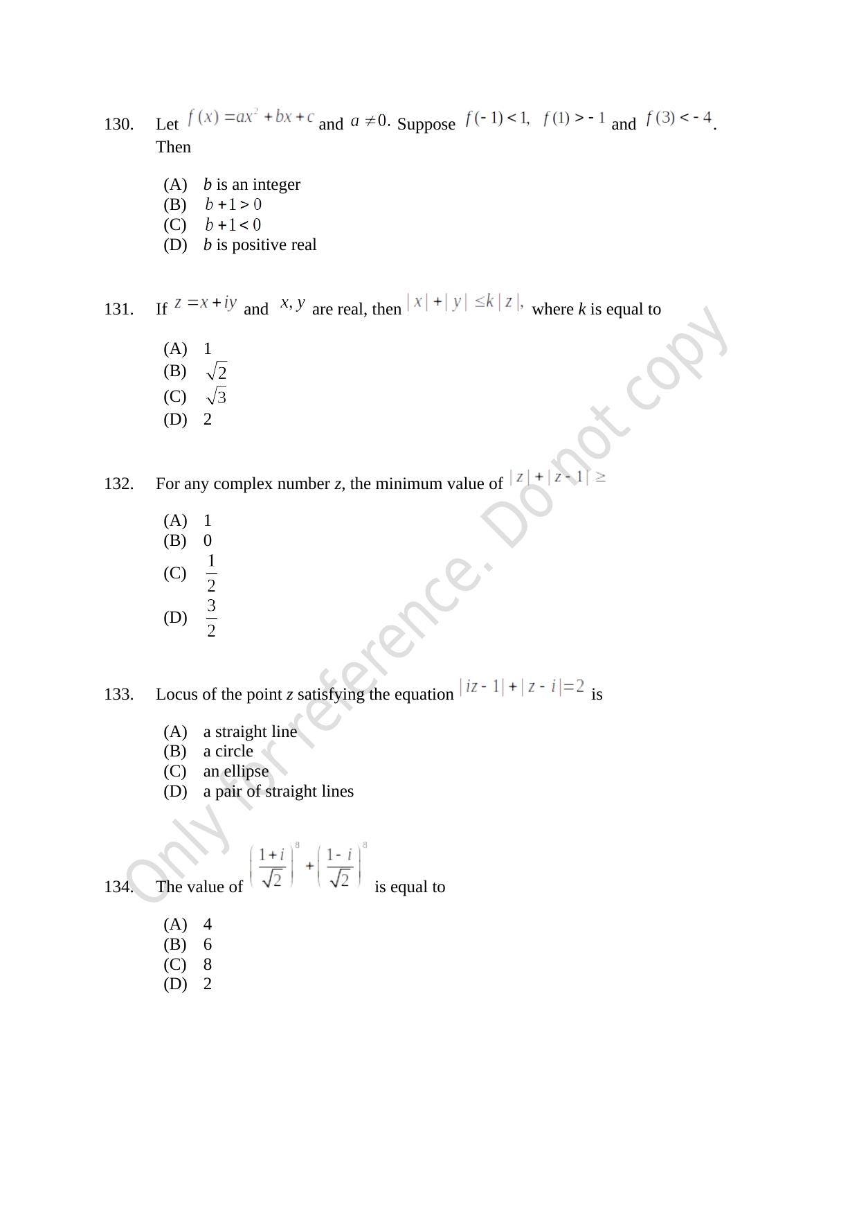 CUSAT CAT 2021 B.Tech Shift II Question Paper - Page 27