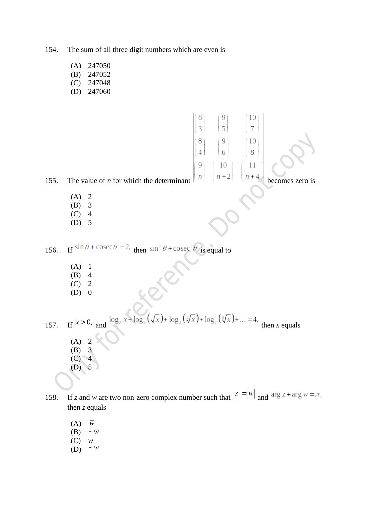 CUSAT CAT 2021 B.Tech Shift II Question Paper - Page 32