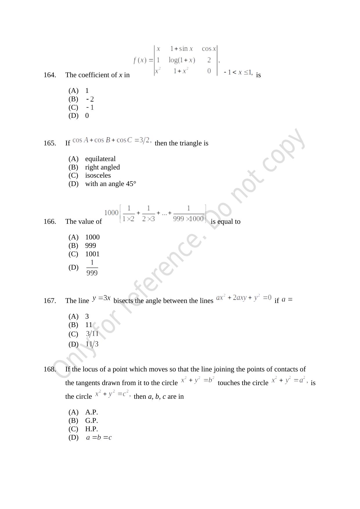 CUSAT CAT 2021 B.Tech Shift II Question Paper - Page 34