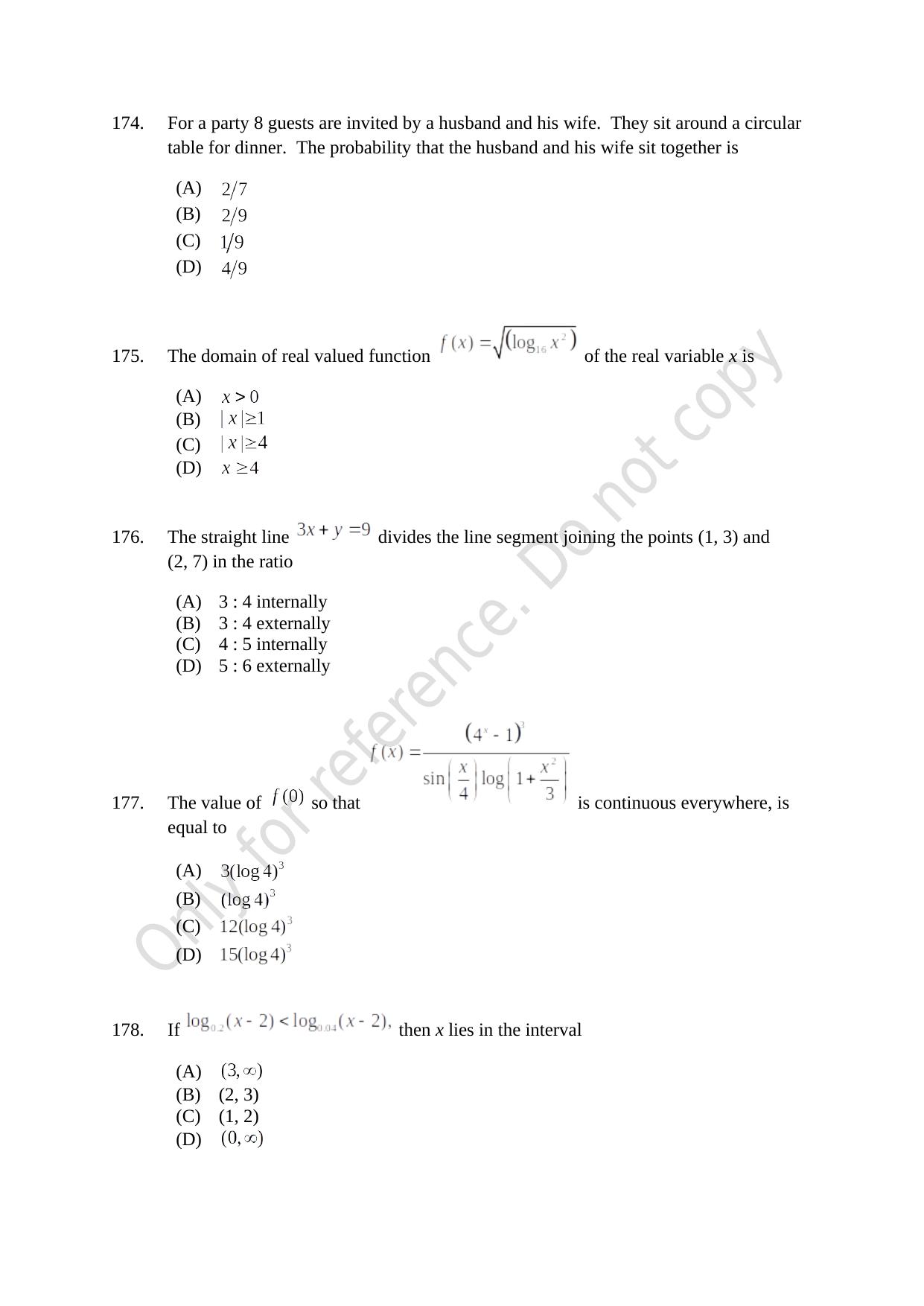 CUSAT CAT 2021 B.Tech Shift II Question Paper - Page 36
