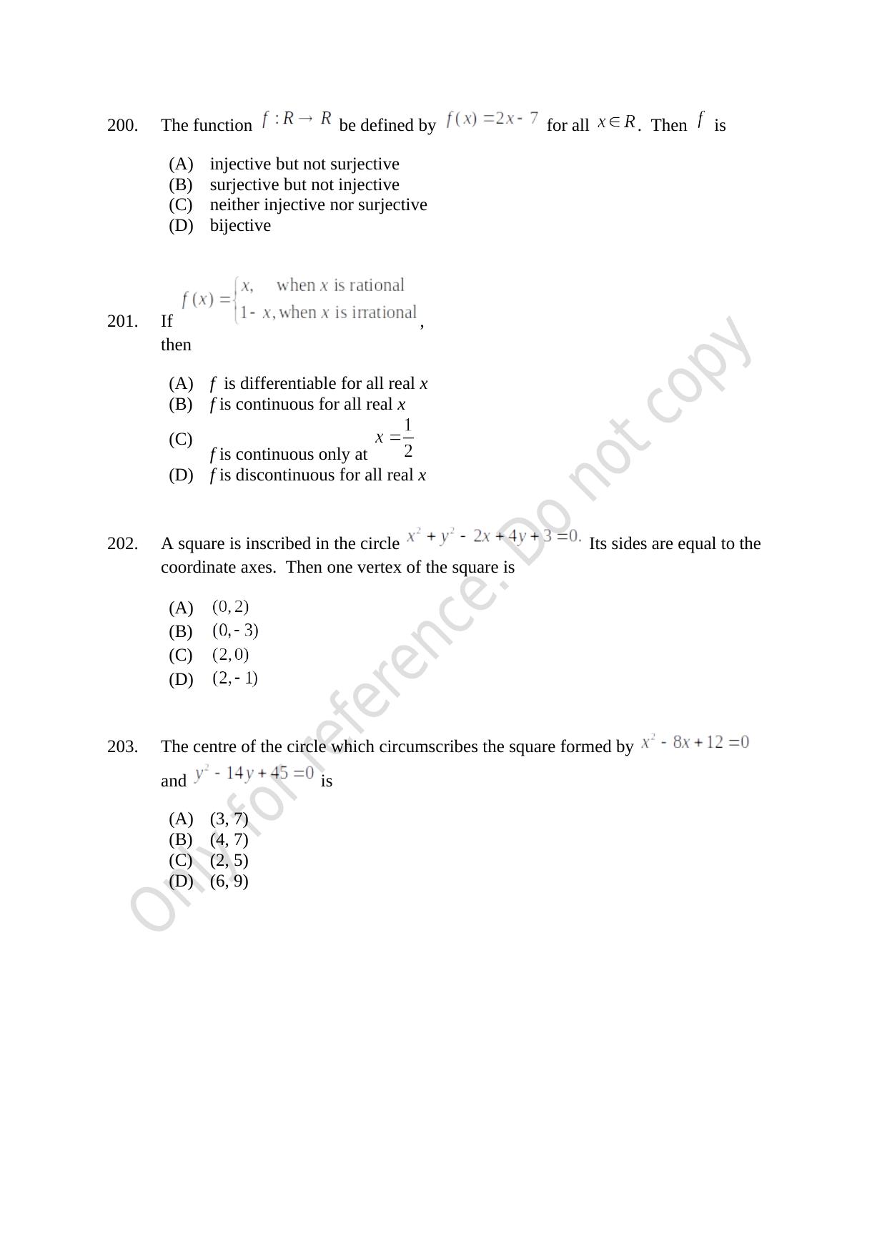 CUSAT CAT 2021 B.Tech Shift II Question Paper - Page 42
