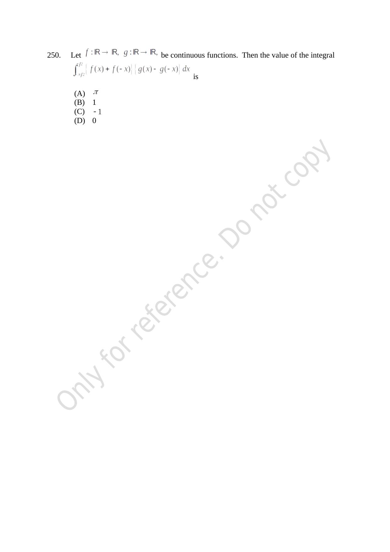 CUSAT CAT 2021 B.Tech Shift II Question Paper - Page 54