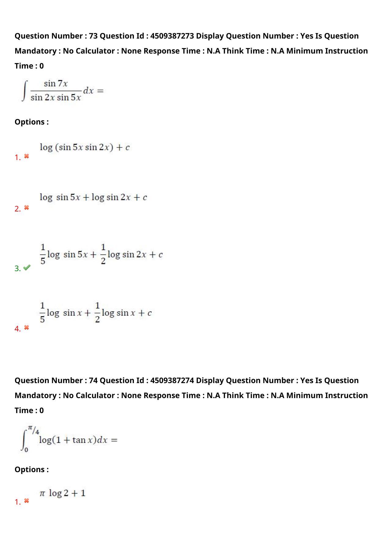 AP EAPCET 2024 - 22 May 2024 Forenoon - Master Engineering Question Paper With Preliminary Keys - Page 56
